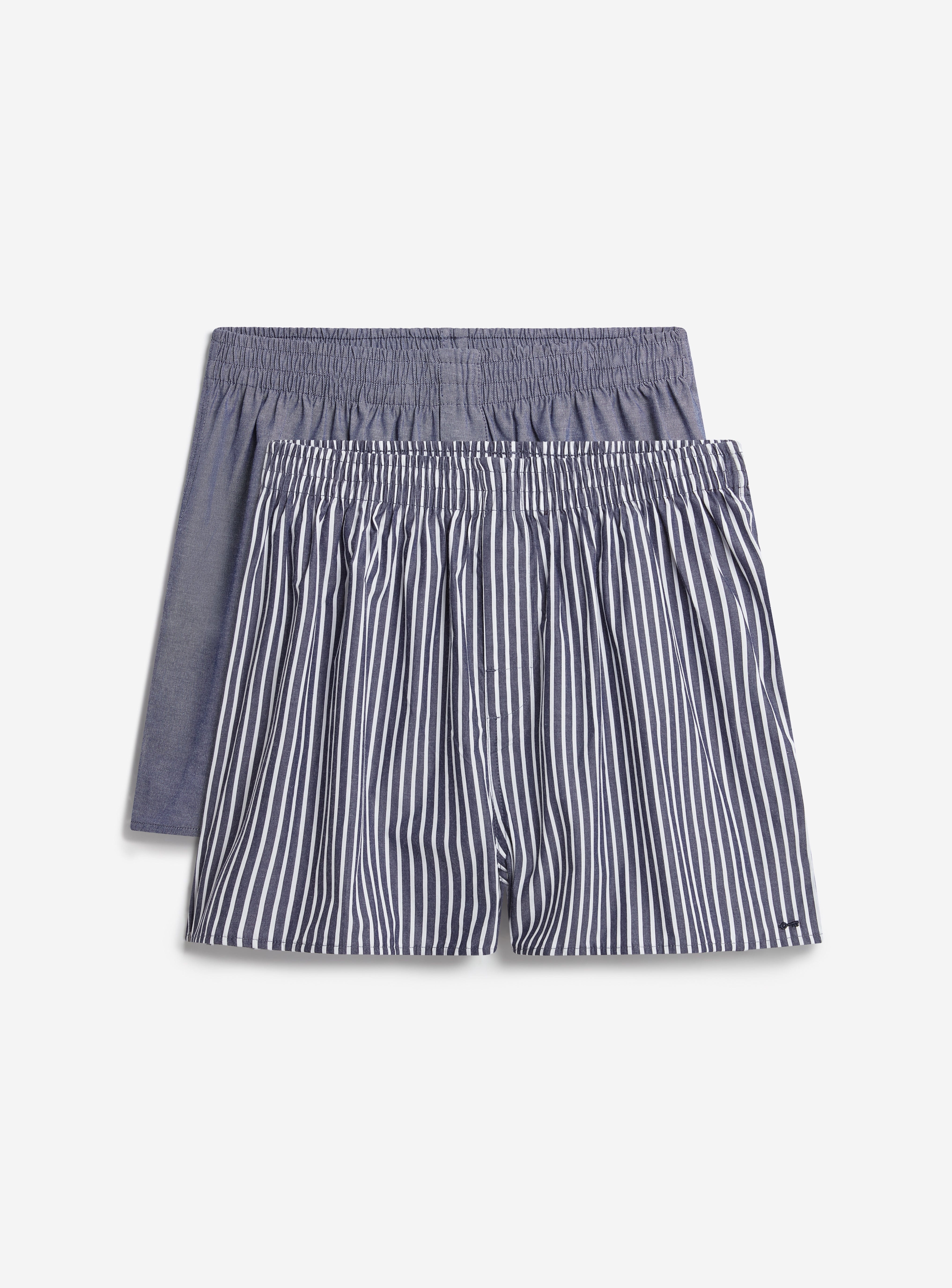 4859-2-pack-boxers-cotton-blue-navy-1.jpg 2 Pack Boxers | Cotton | Blue/Navy
