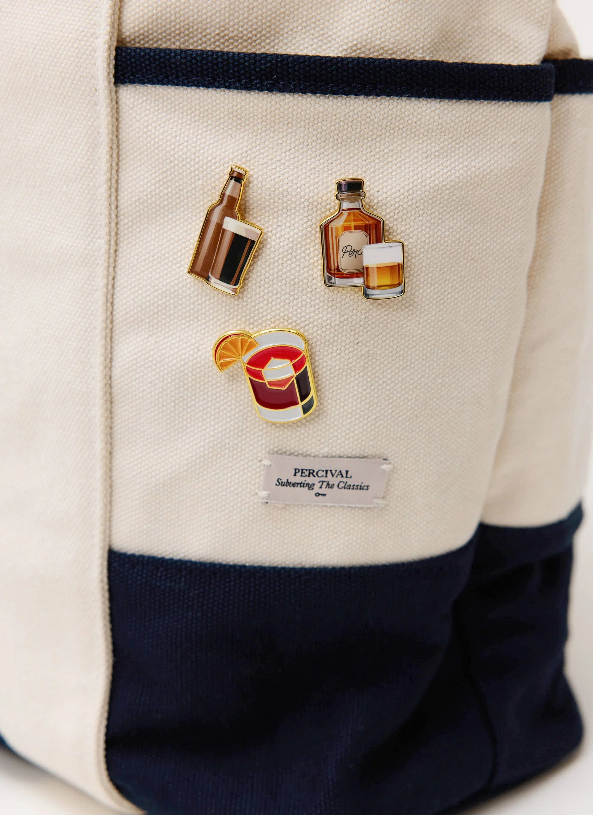 Percival Stout Pin Badges | Multi