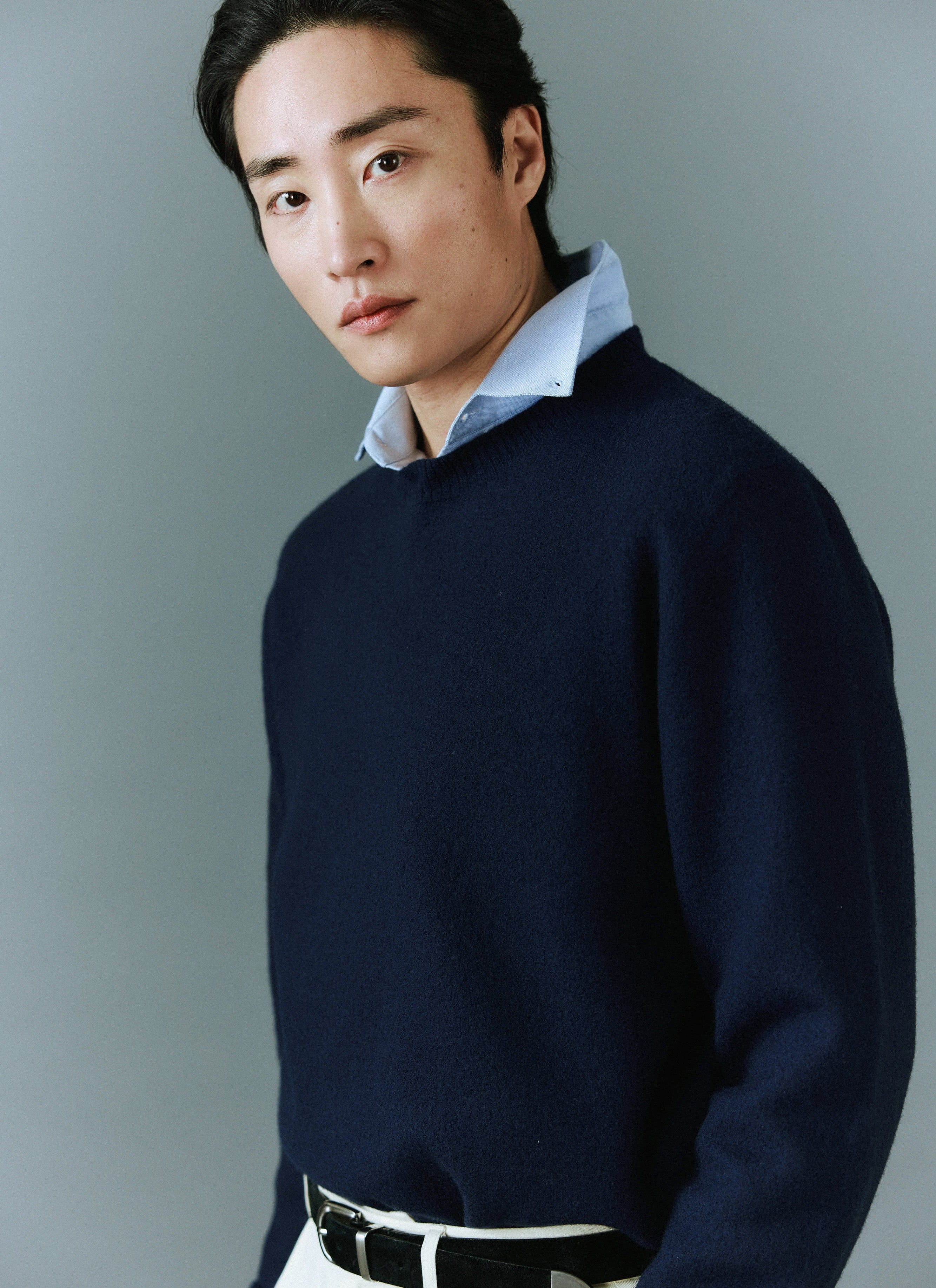 4883-felted-relaxed-jumper-wool-navy-1.jpg Felted Relaxed Jumper | Wool | Navy