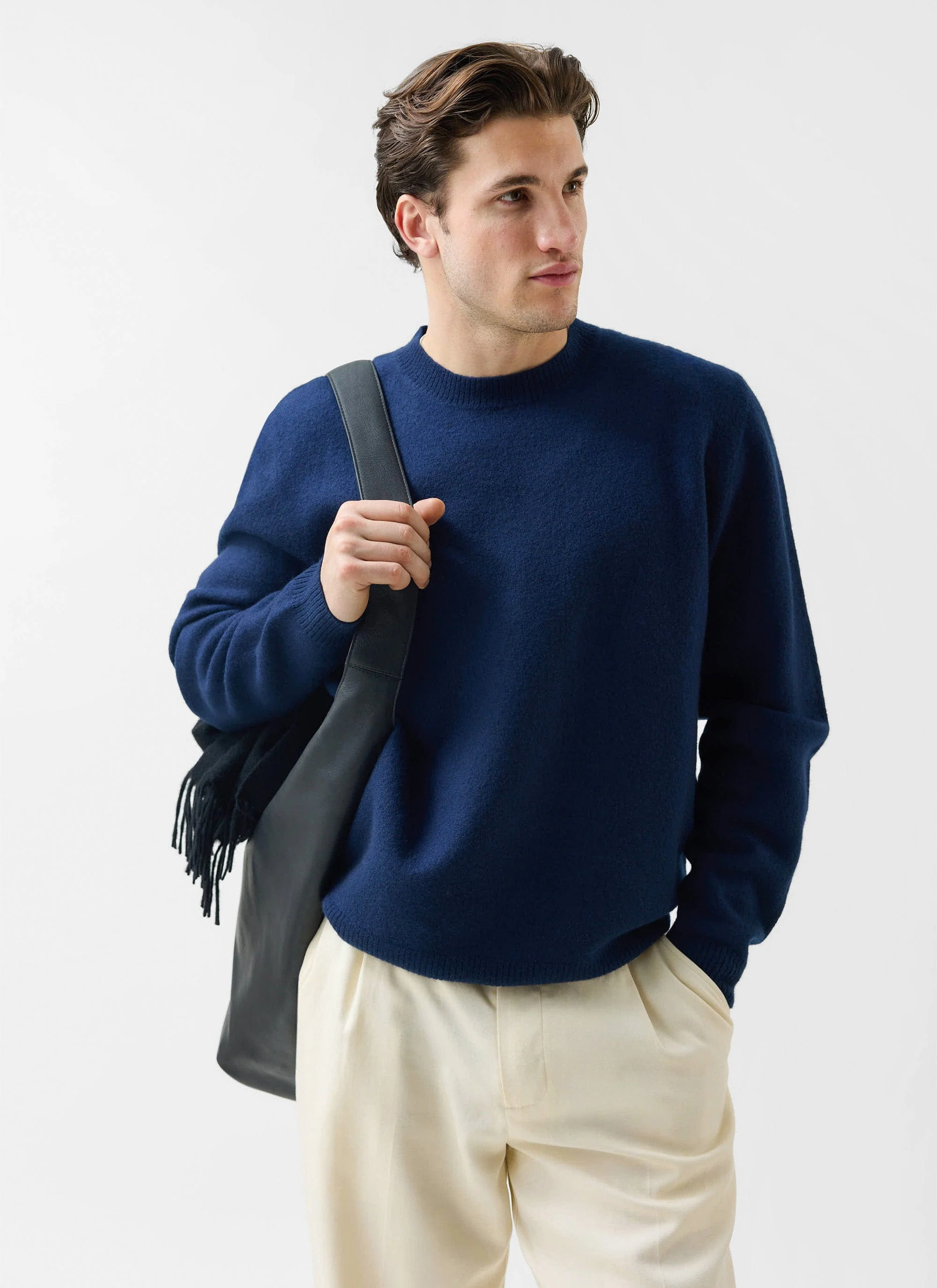 4883-felted-relaxed-jumper-wool-navy-6.webp Felted Relaxed Jumper | Wool | Navy
