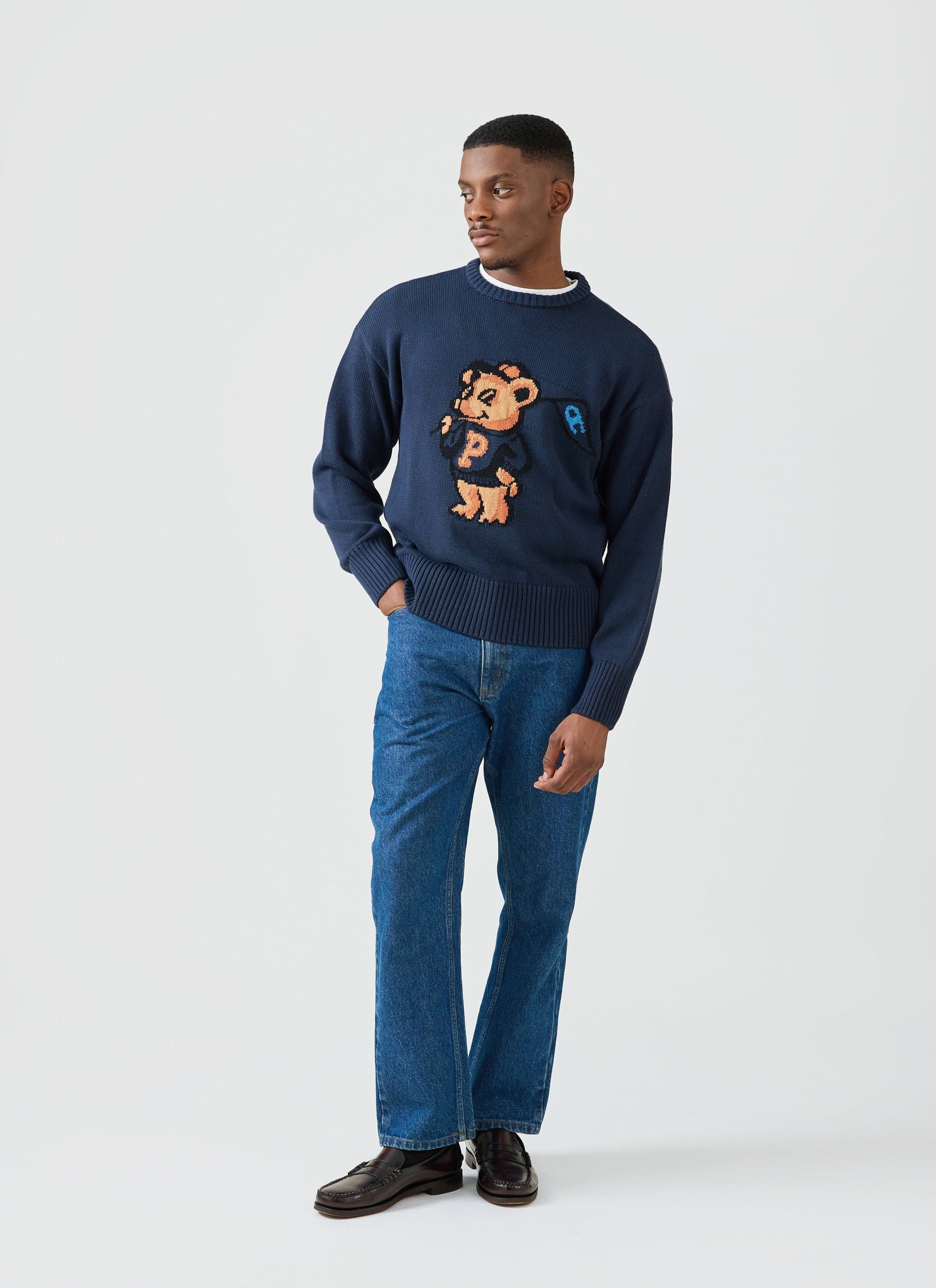 4892-jacquard-bear-crew-neck-champion-x-percival-navy-5.jpg Jacquard Bear Crew Neck | Champion x Percival | Navy