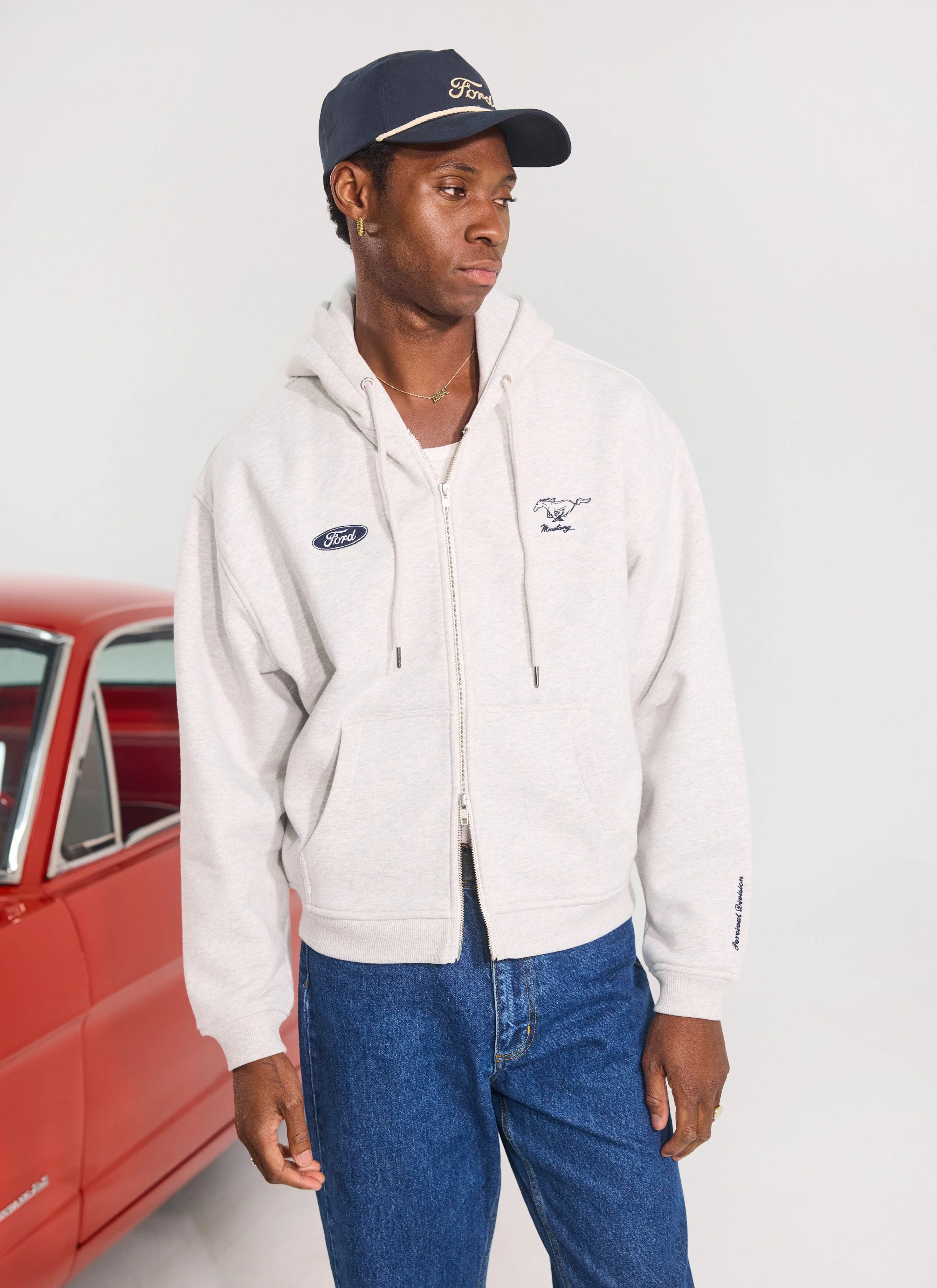 Soft Trucker Cap | Percival x Ford | Navy