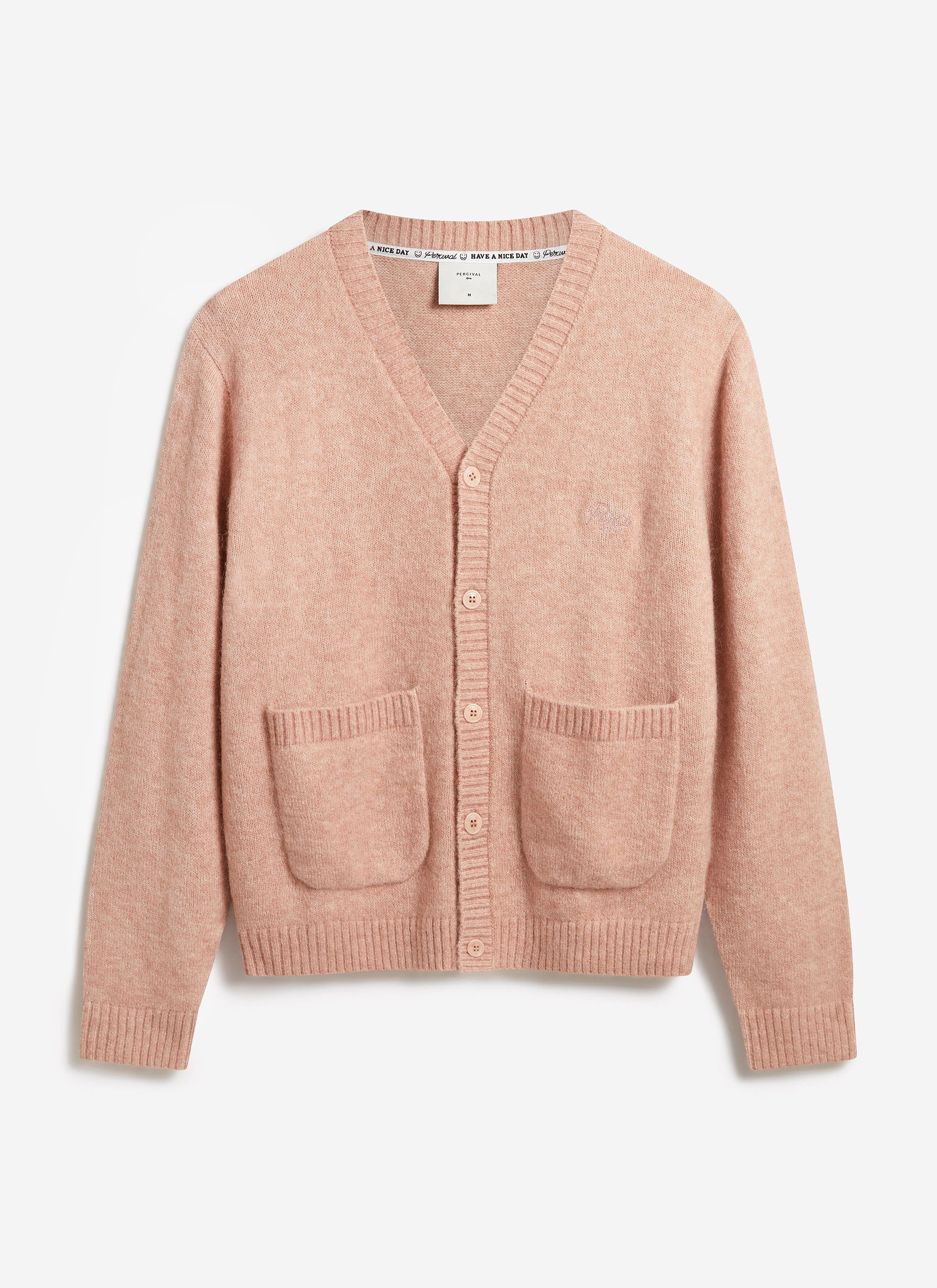 White Glove Cardigan | Mohair | Pink