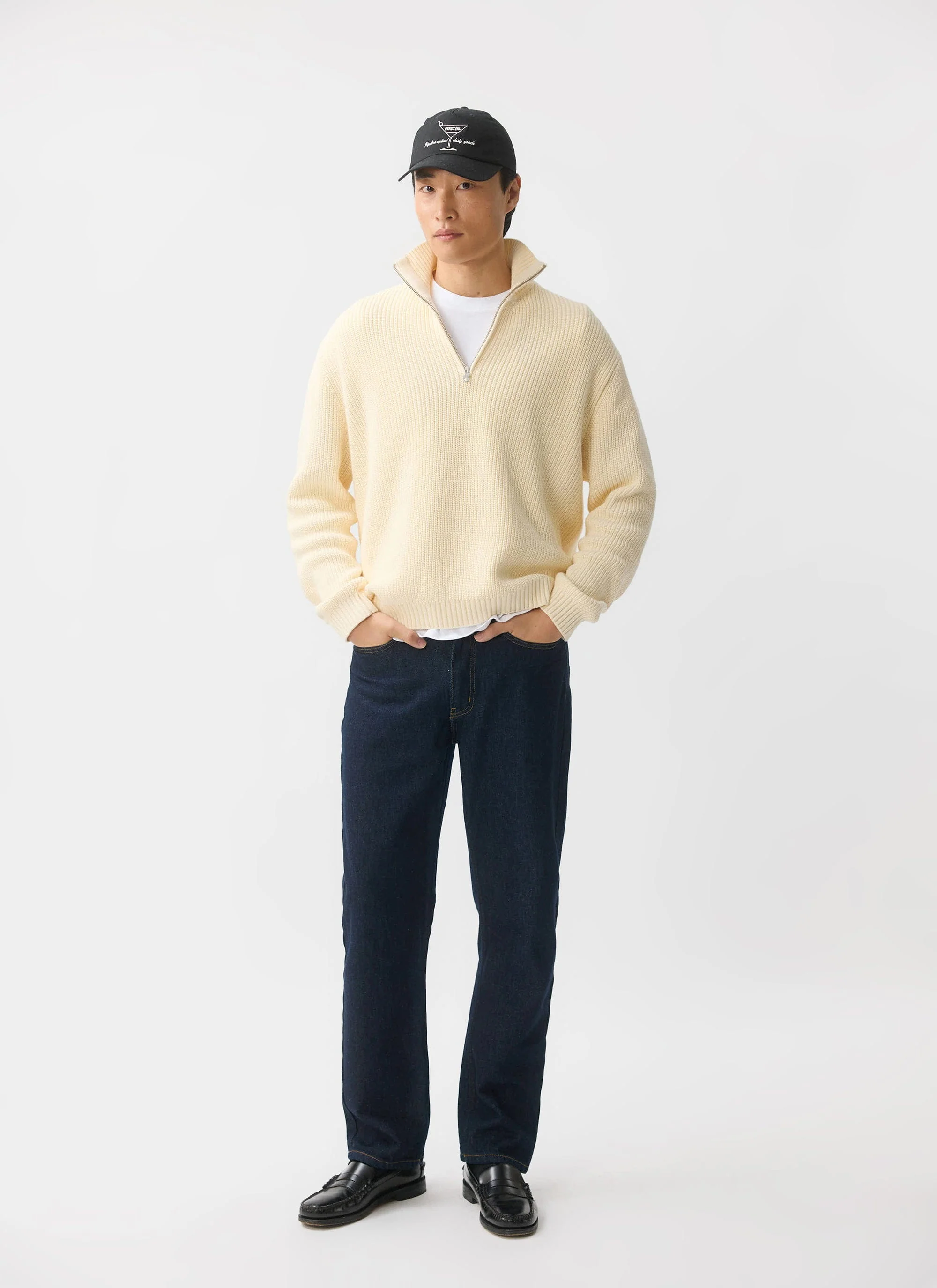 4908-meyer-boxy-quarter-zip-cotton-cream-3.webp Meyer Boxy Quarter Zip | Cotton | Cream