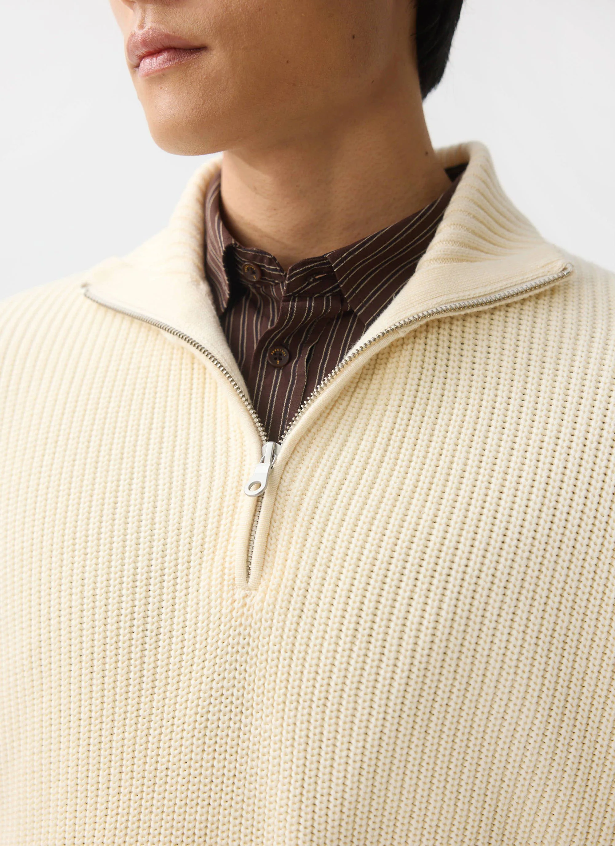 4908-meyer-boxy-quarter-zip-cotton-cream-4.webp Meyer Boxy Quarter Zip | Cotton | Cream