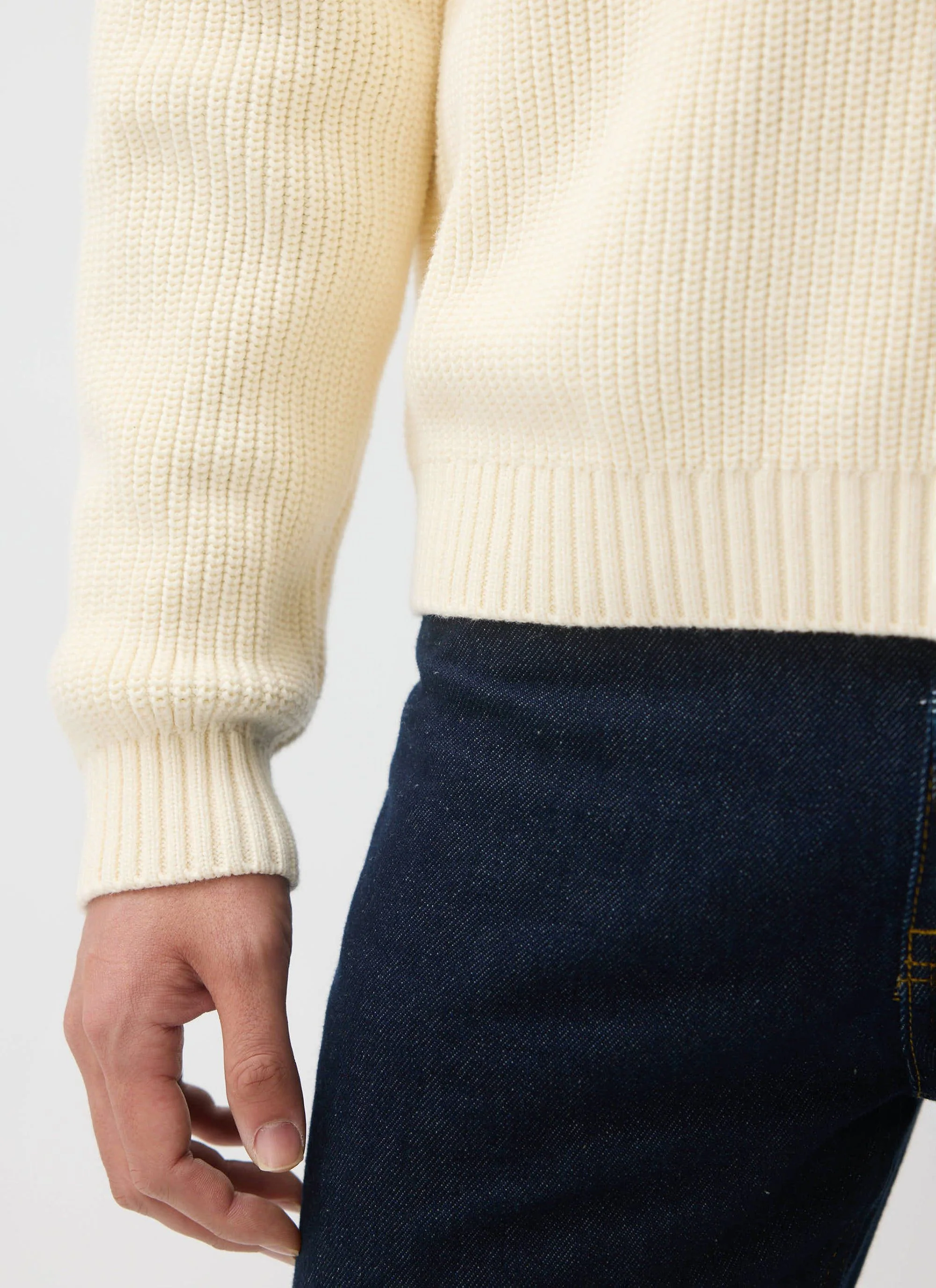 4908-meyer-boxy-quarter-zip-cotton-cream-5.webp Meyer Boxy Quarter Zip | Cotton | Cream