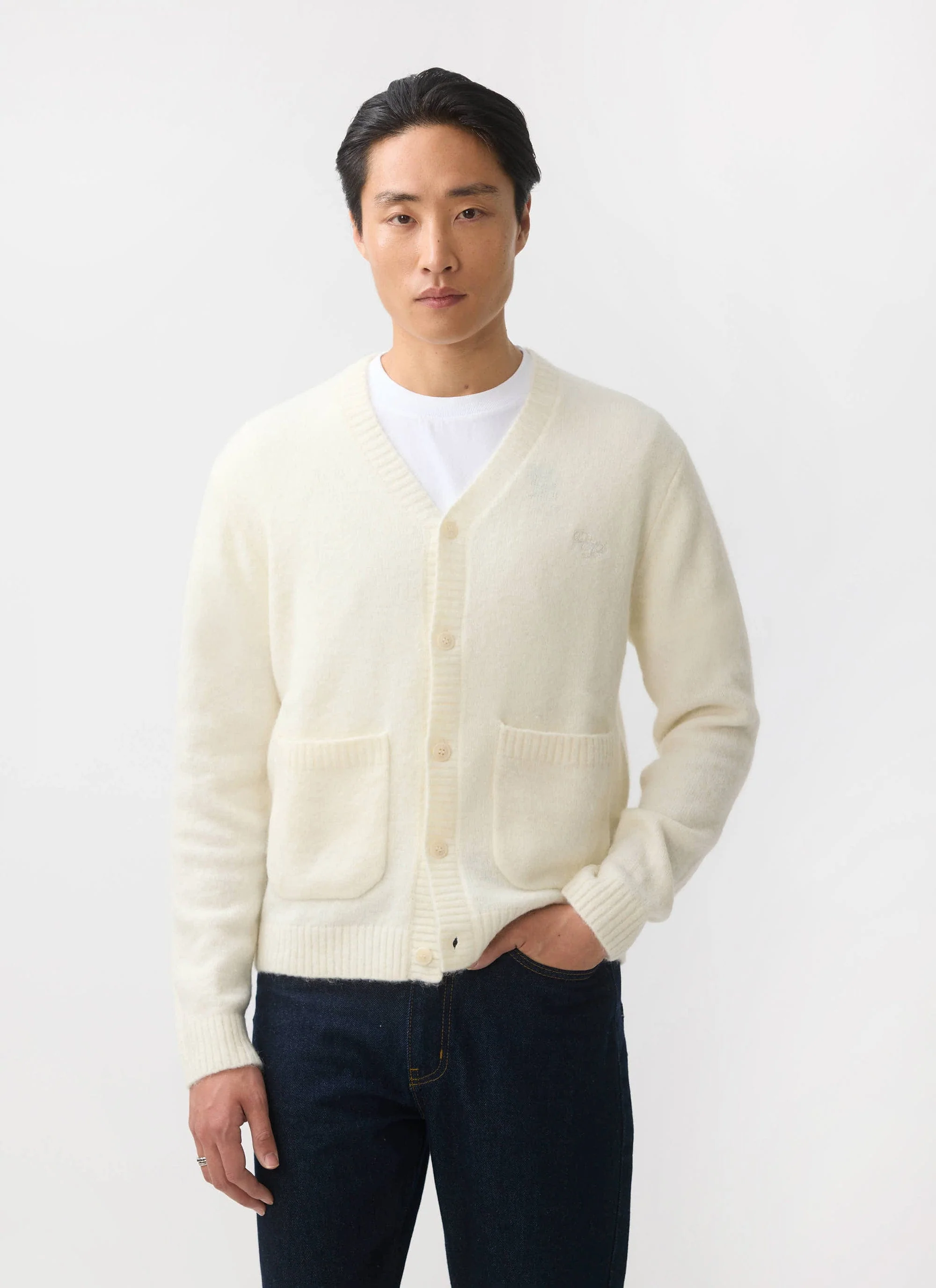 4929-white-glove-cardigan-mohair-cream-2.webp White Glove Cardigan | Mohair | Cream