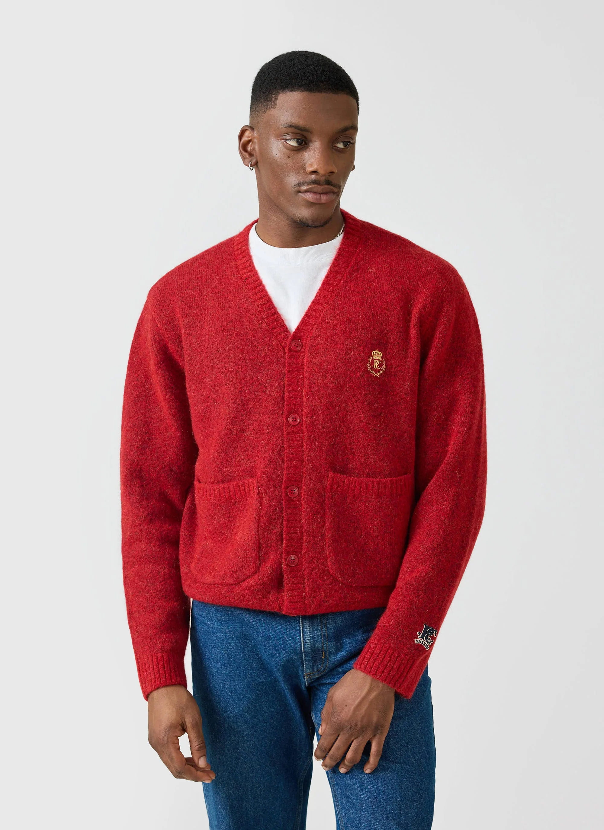 4936-white-glove-knitted-cardigan-champion-x-percival-red-1.webp White Glove Knitted Cardigan | Champion x Percival | Red