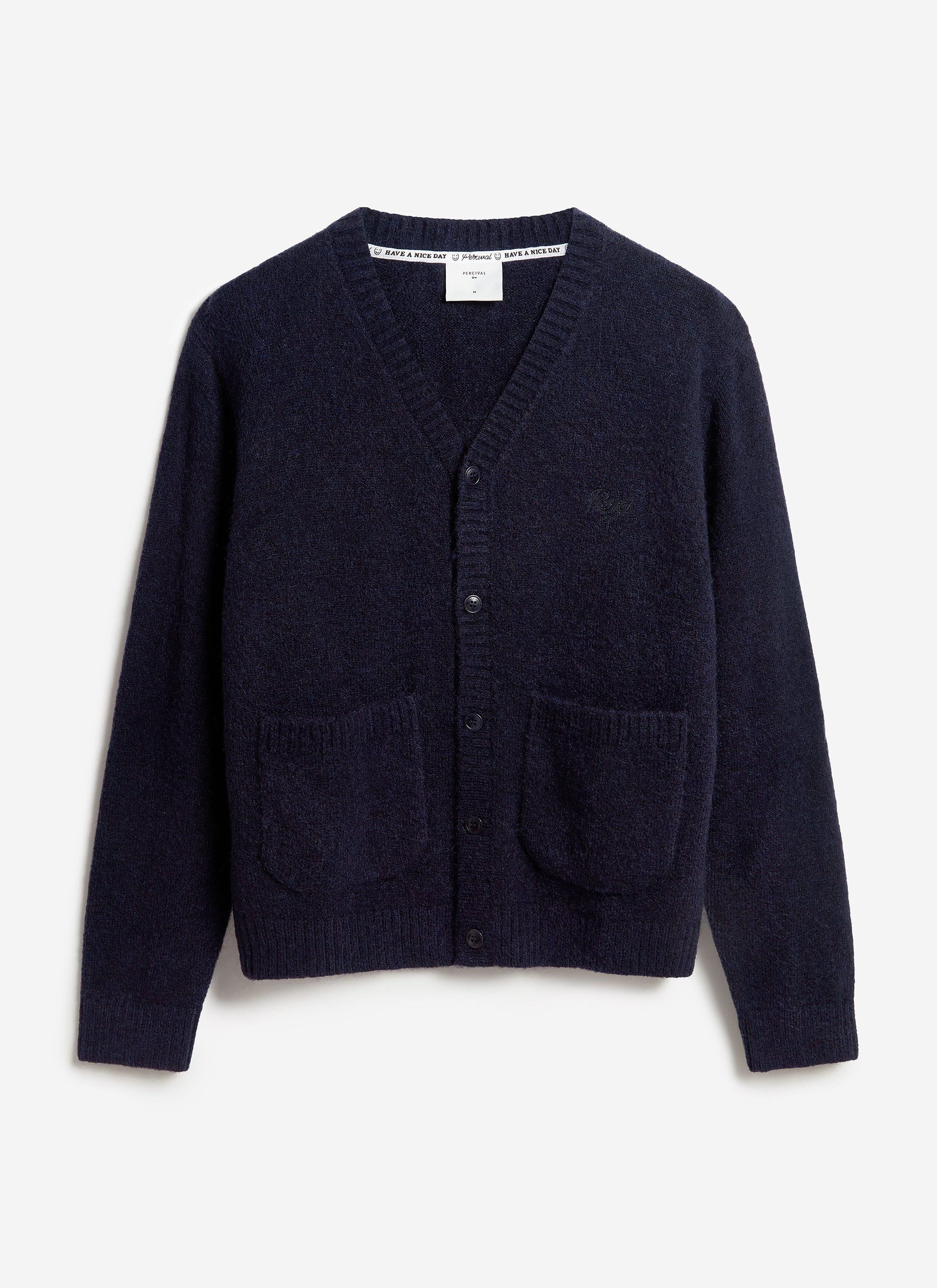White Glove Cardigan | Mohair | Navy