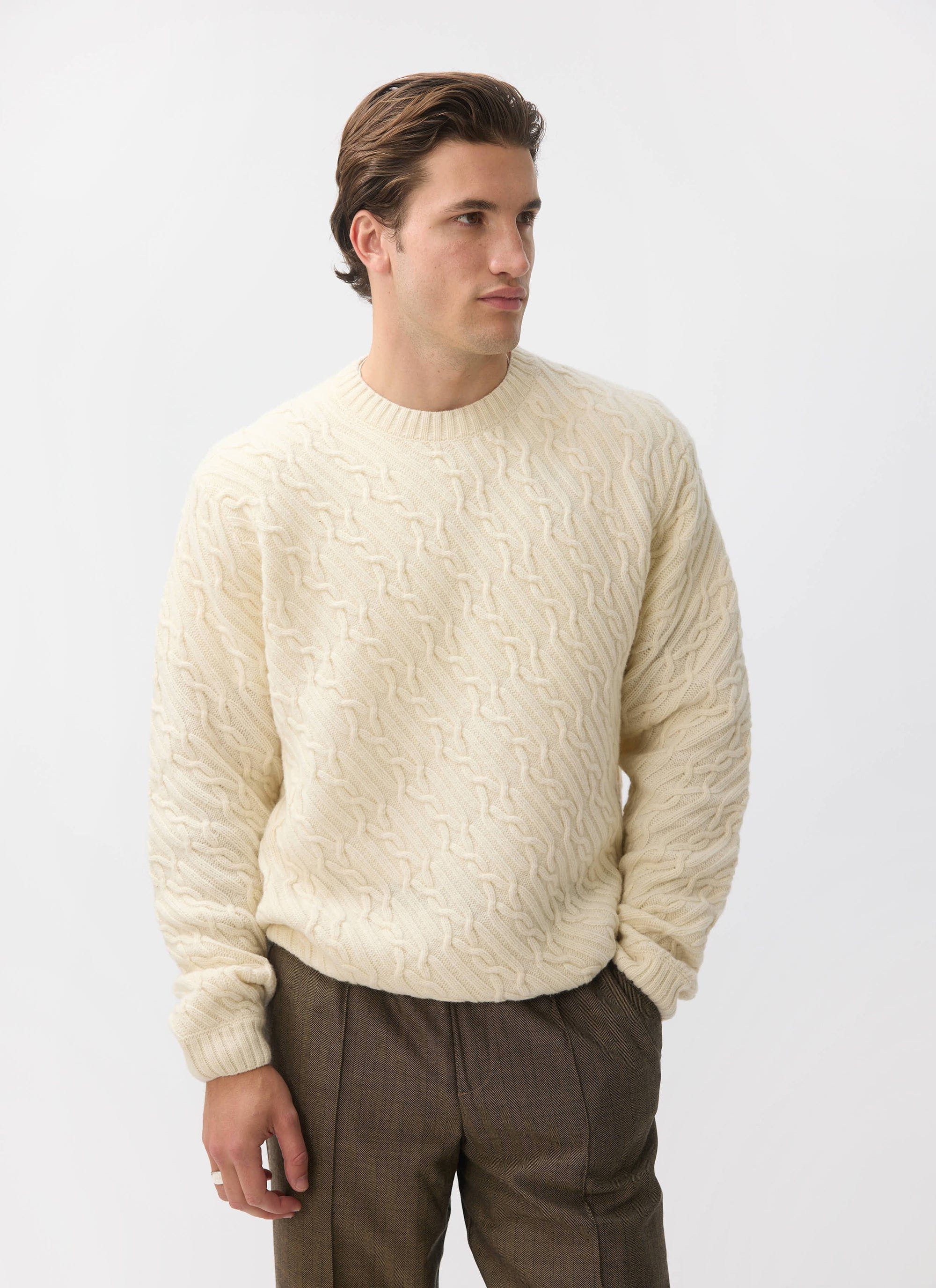 4950-melville-cable-knit-jumper-wool-cream-5.jpg Melville Cable Knit Jumper | Wool | Cream