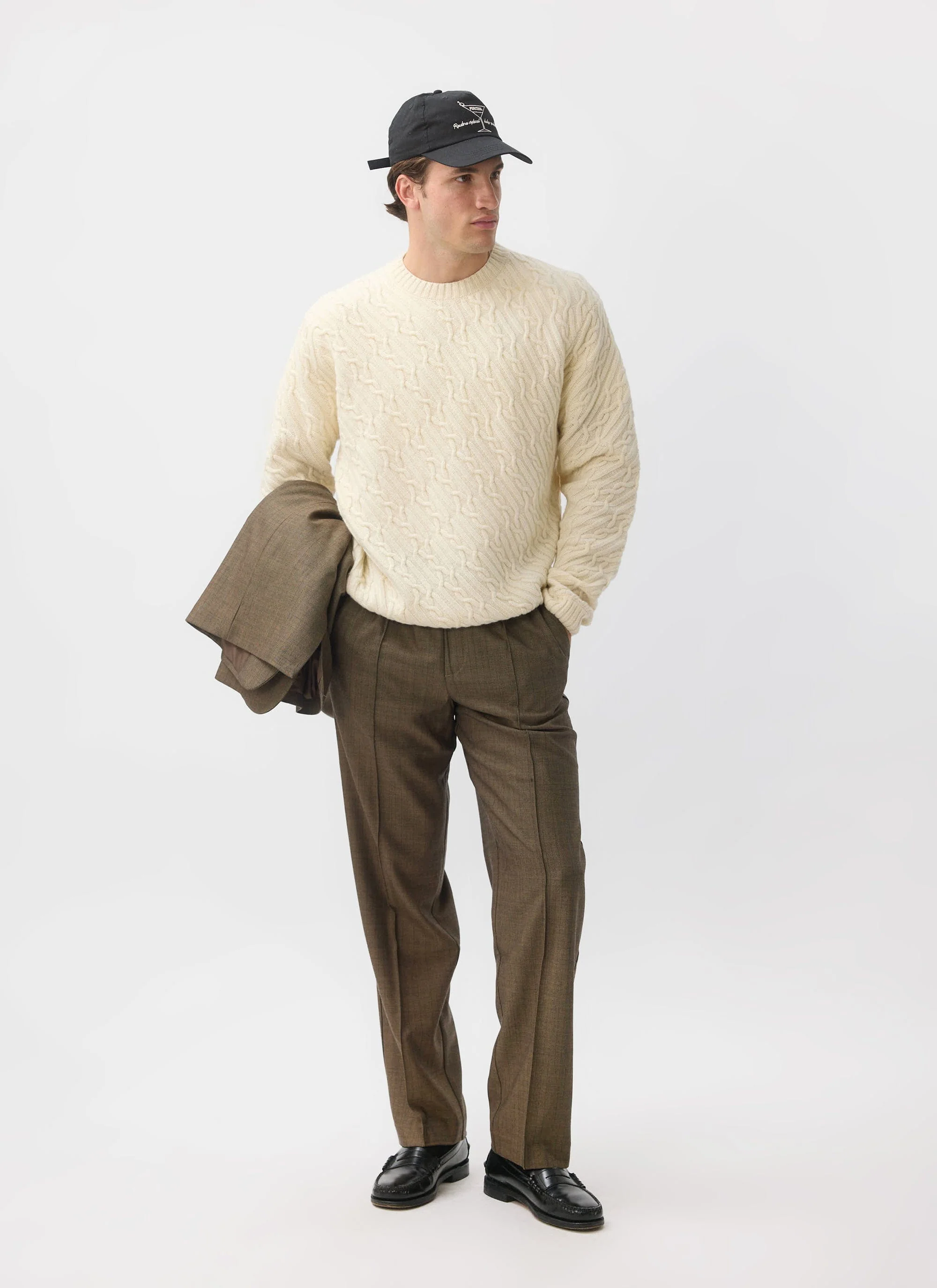 4950-melville-cable-knit-jumper-wool-cream-8.webp Melville Cable Knit Jumper | Wool | Cream