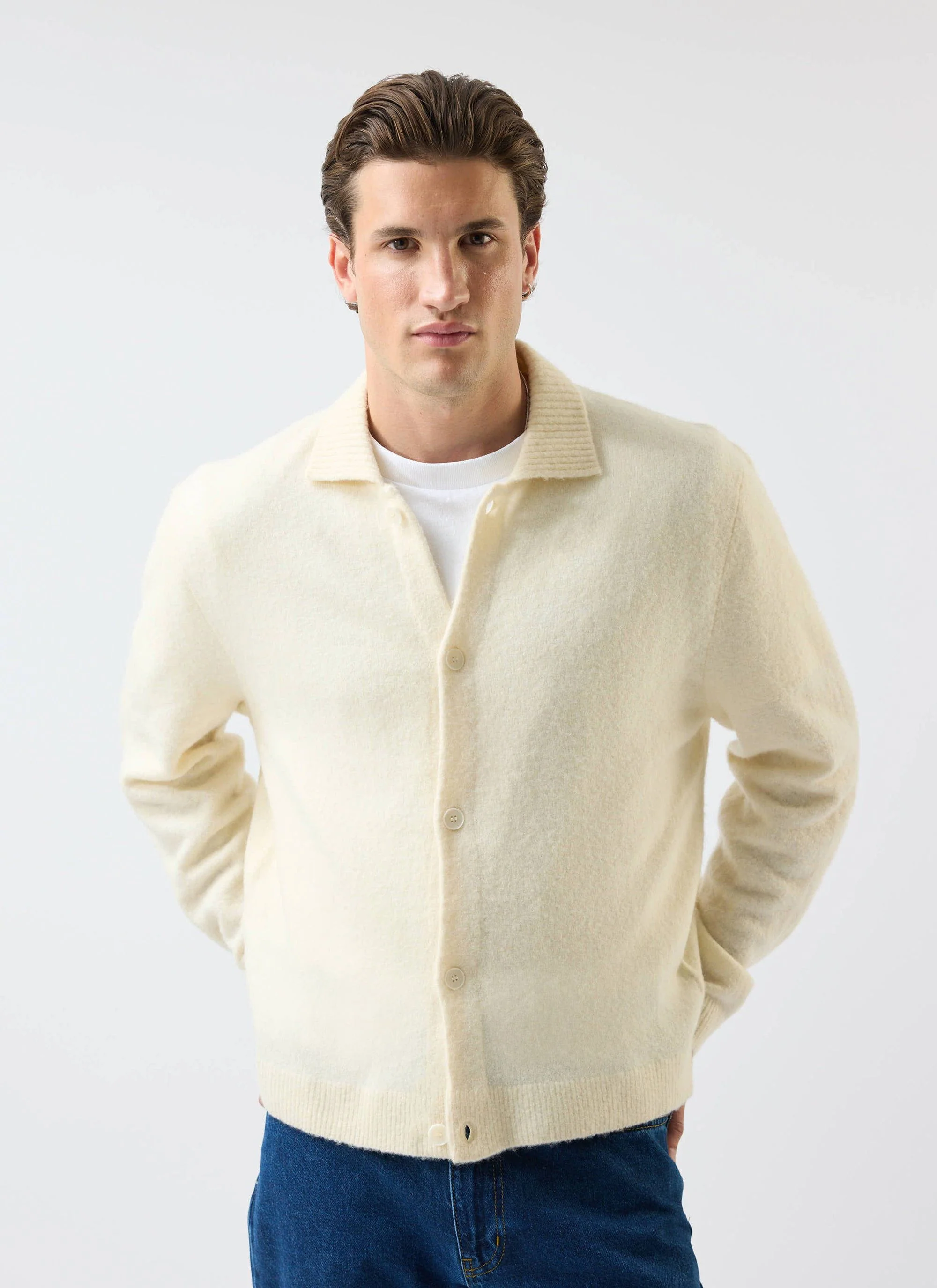 4957-archive-wool-knitted-collared-cardigan-cream-1.webp Archive Wool Knitted Collared Cardigan | Cream