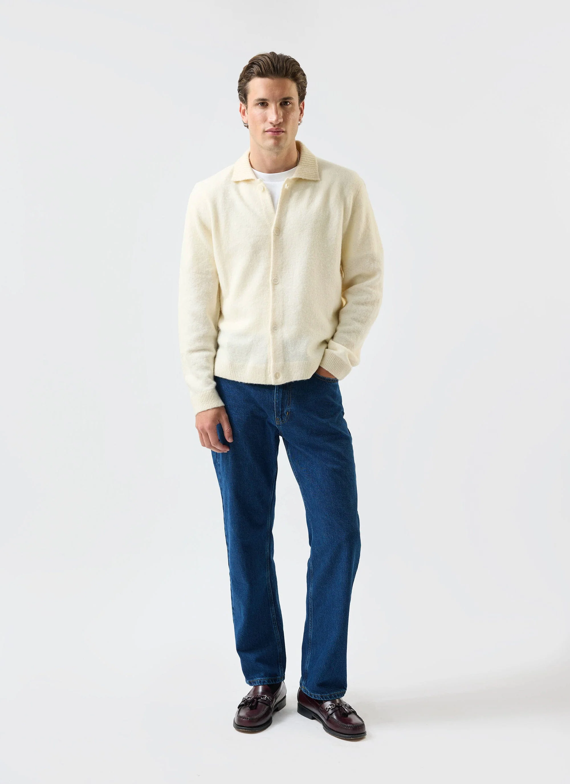 4957-archive-wool-knitted-collared-cardigan-cream-3.webp Archive Wool Knitted Collared Cardigan | Cream