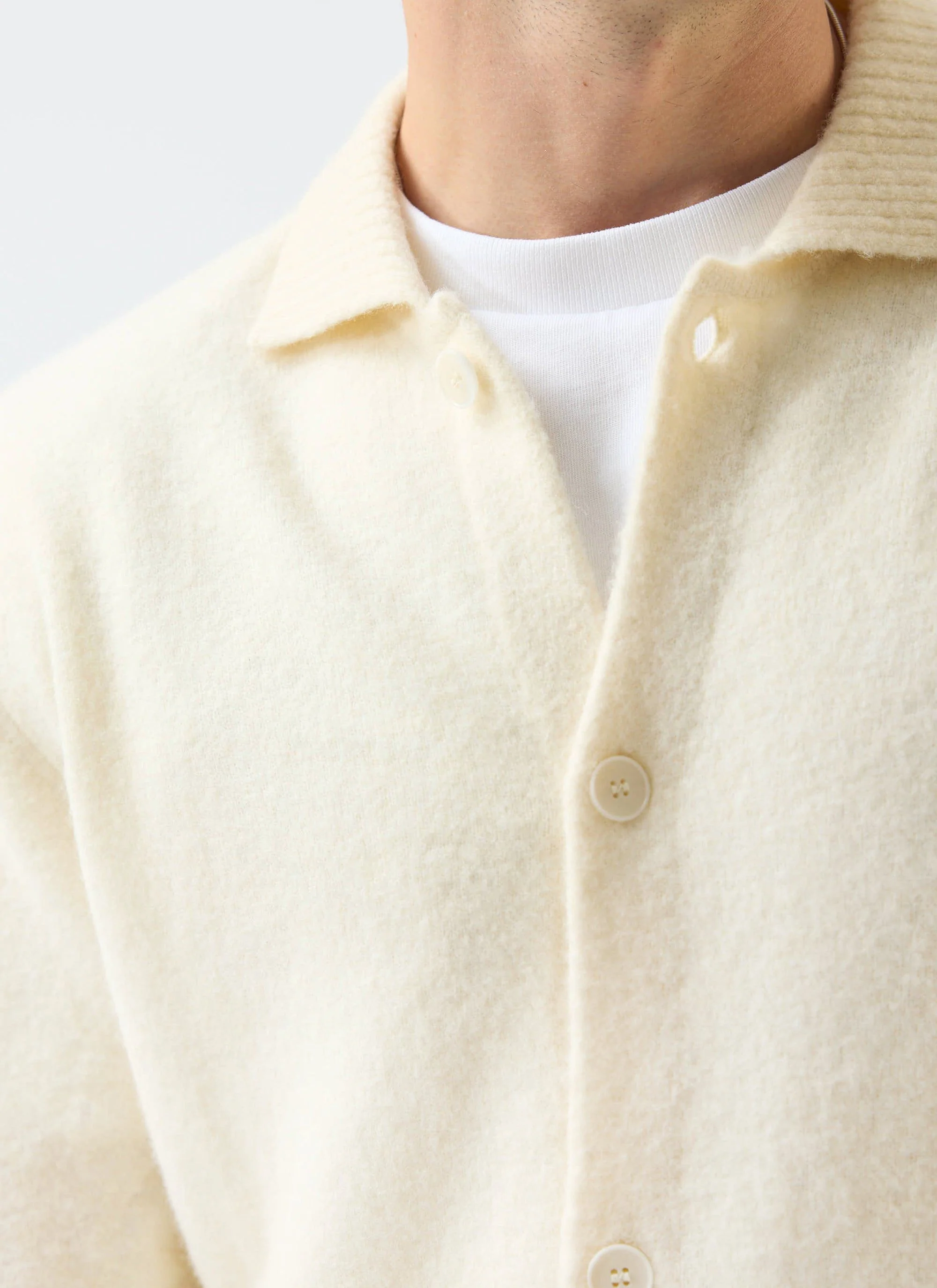 4957-archive-wool-knitted-collared-cardigan-cream-4.webp Archive Wool Knitted Collared Cardigan | Cream