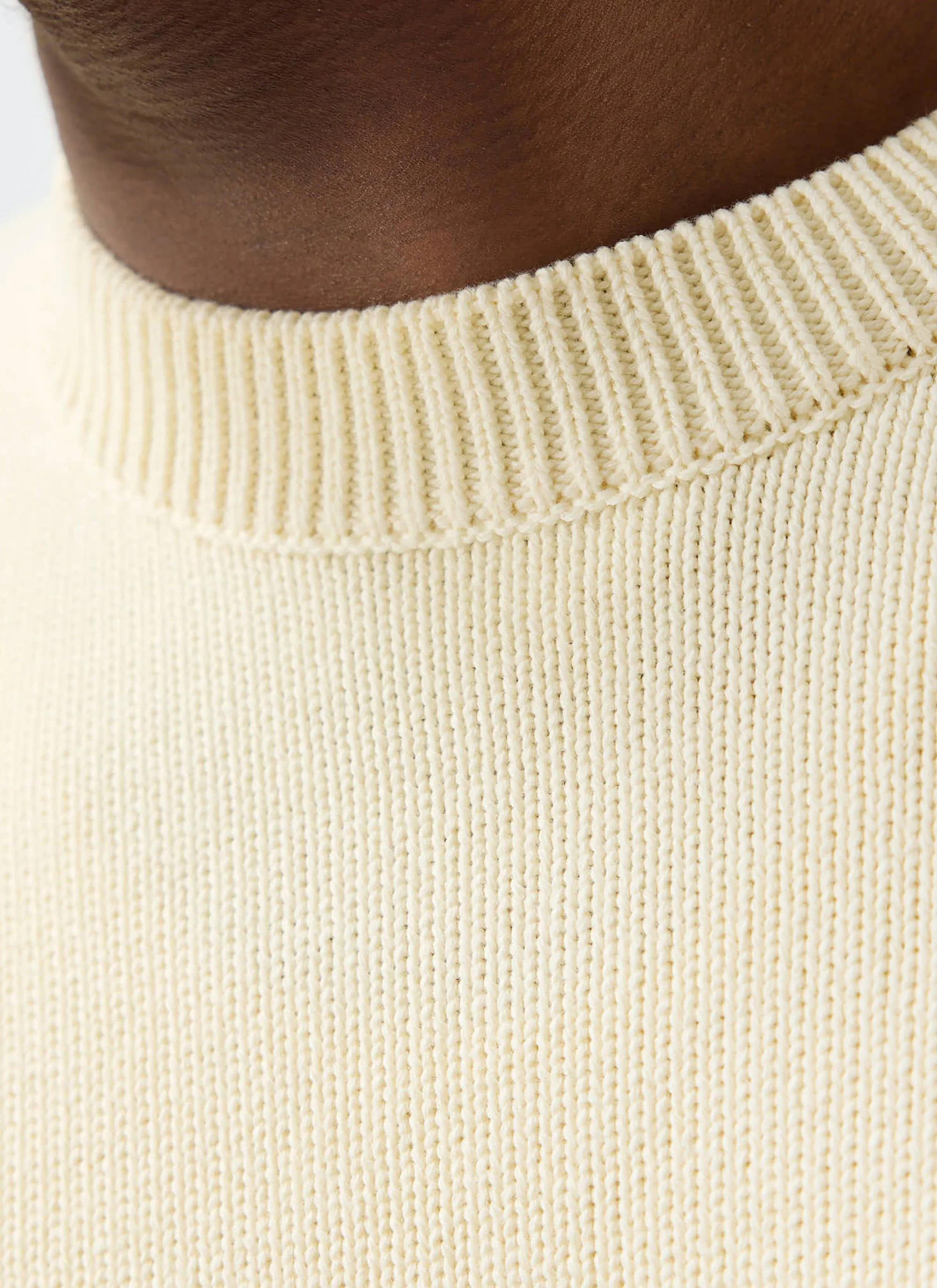 4971-public-library-knitted-crew-neck-jumper-wool-ecru-cream-5.webp Public Library Knitted Crew Neck Jumper | Wool | Ecru Cream