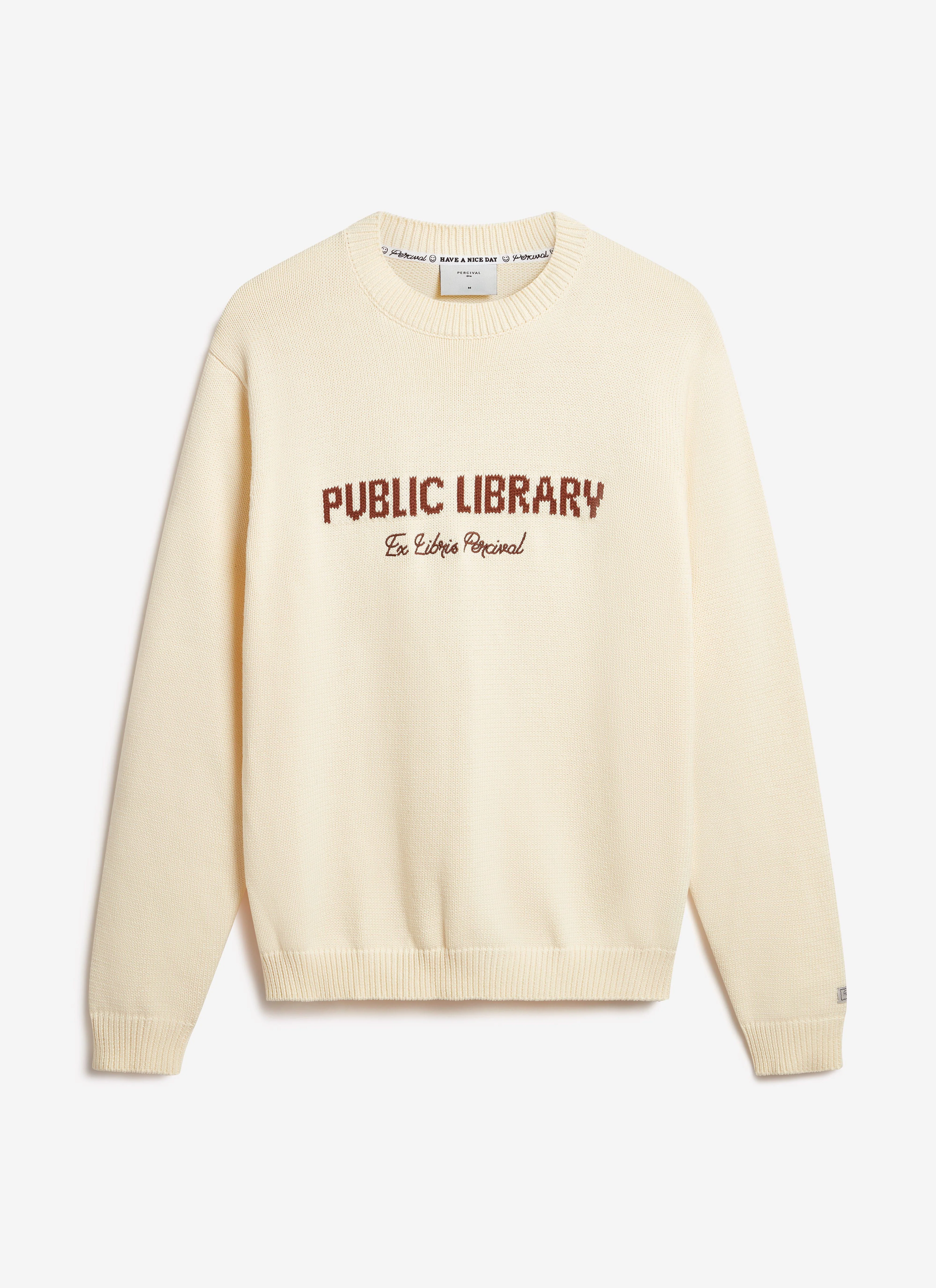 4971-public-library-knitted-crew-neck-jumper-wool-ecru-cream-9.webp Public Library Knitted Crew Neck Jumper | Wool | Ecru Cream