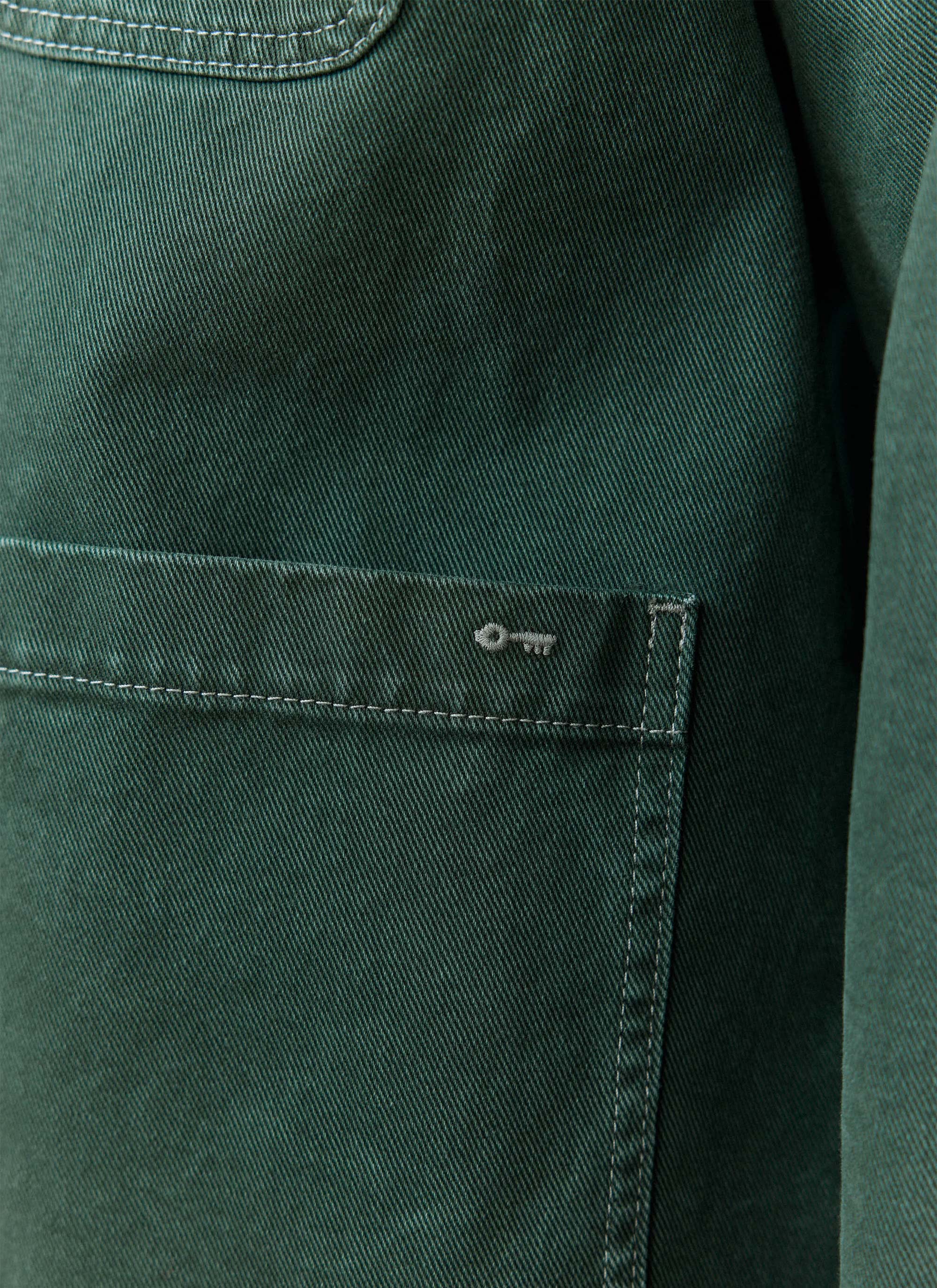 Vintage Wash Oliver Chore Jacket | Cotton Canvas | Forest
