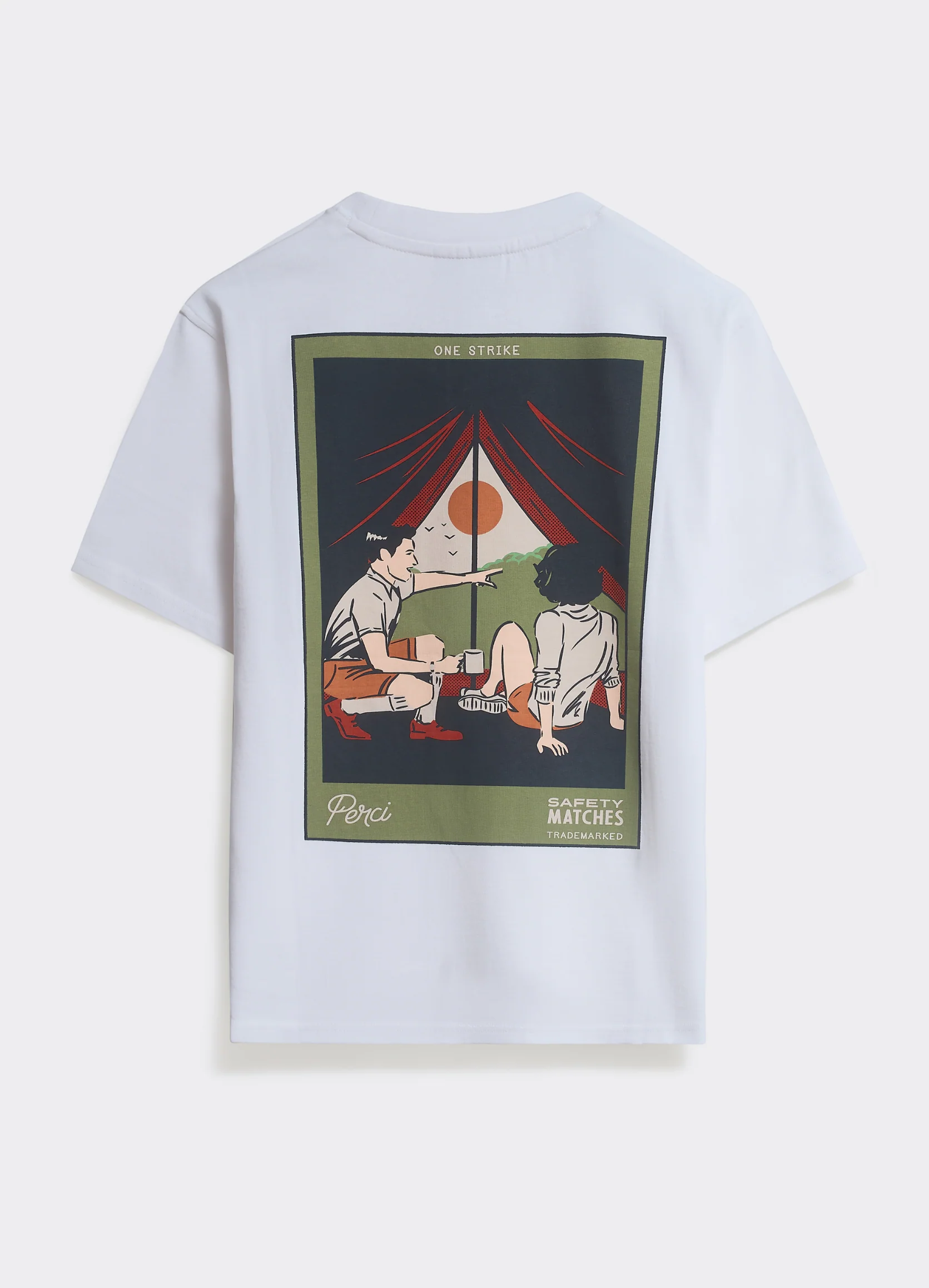Camping T Shirt | White