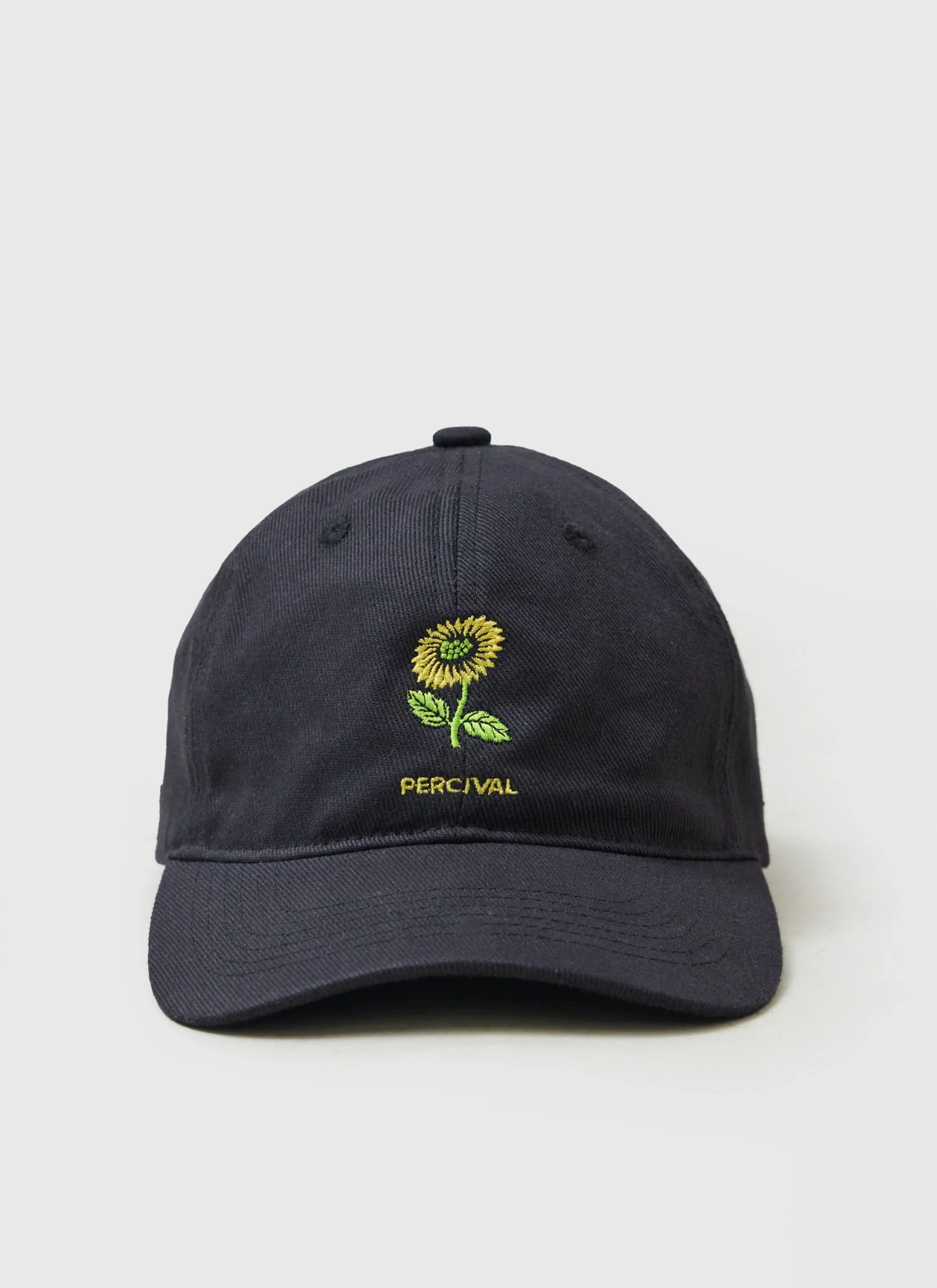Nature Reserve Embroidered Cap | Cotton | Black