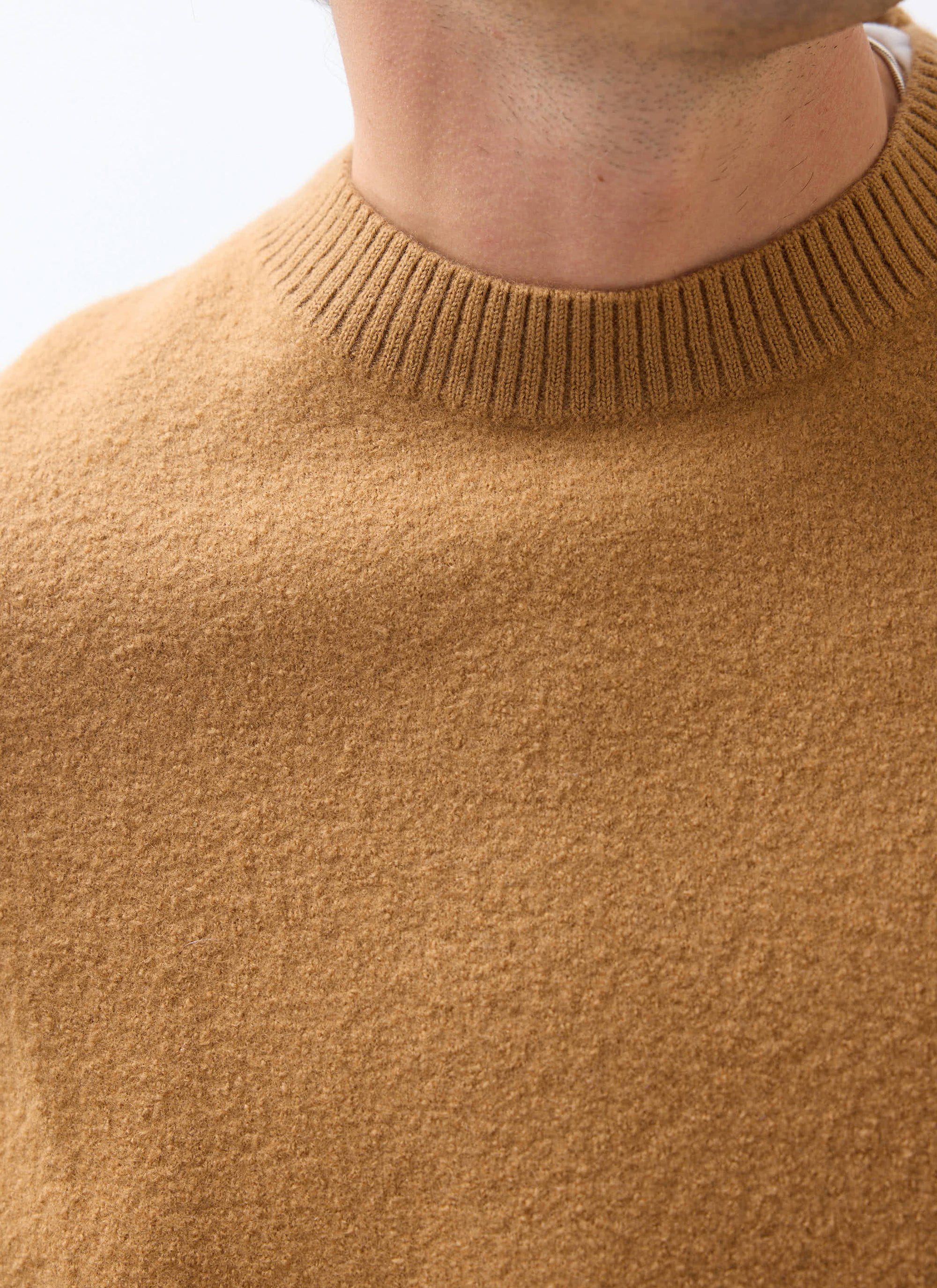5323-felted-relaxed-jumper-wool-brown-4.jpg Felted Relaxed Jumper | Wool | Brown