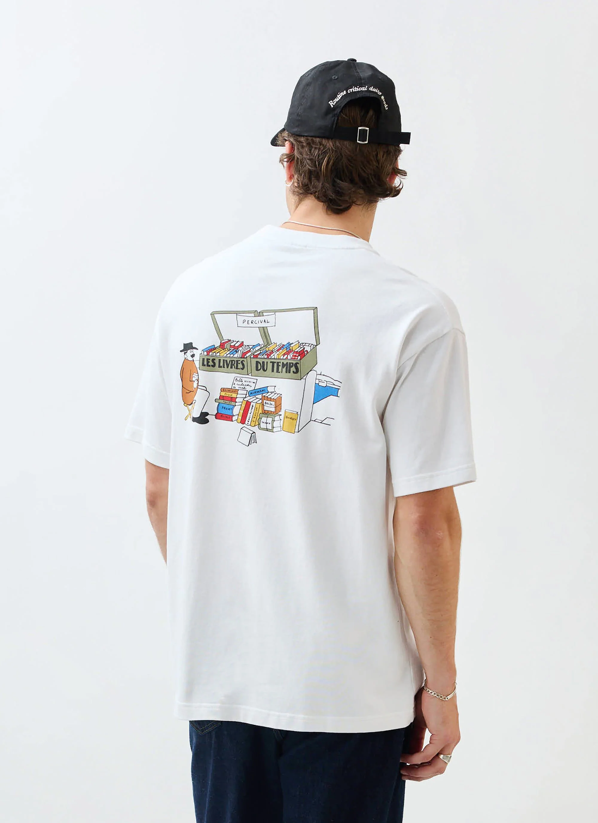 Du Temps Oversized T Shirt | Cotton | White