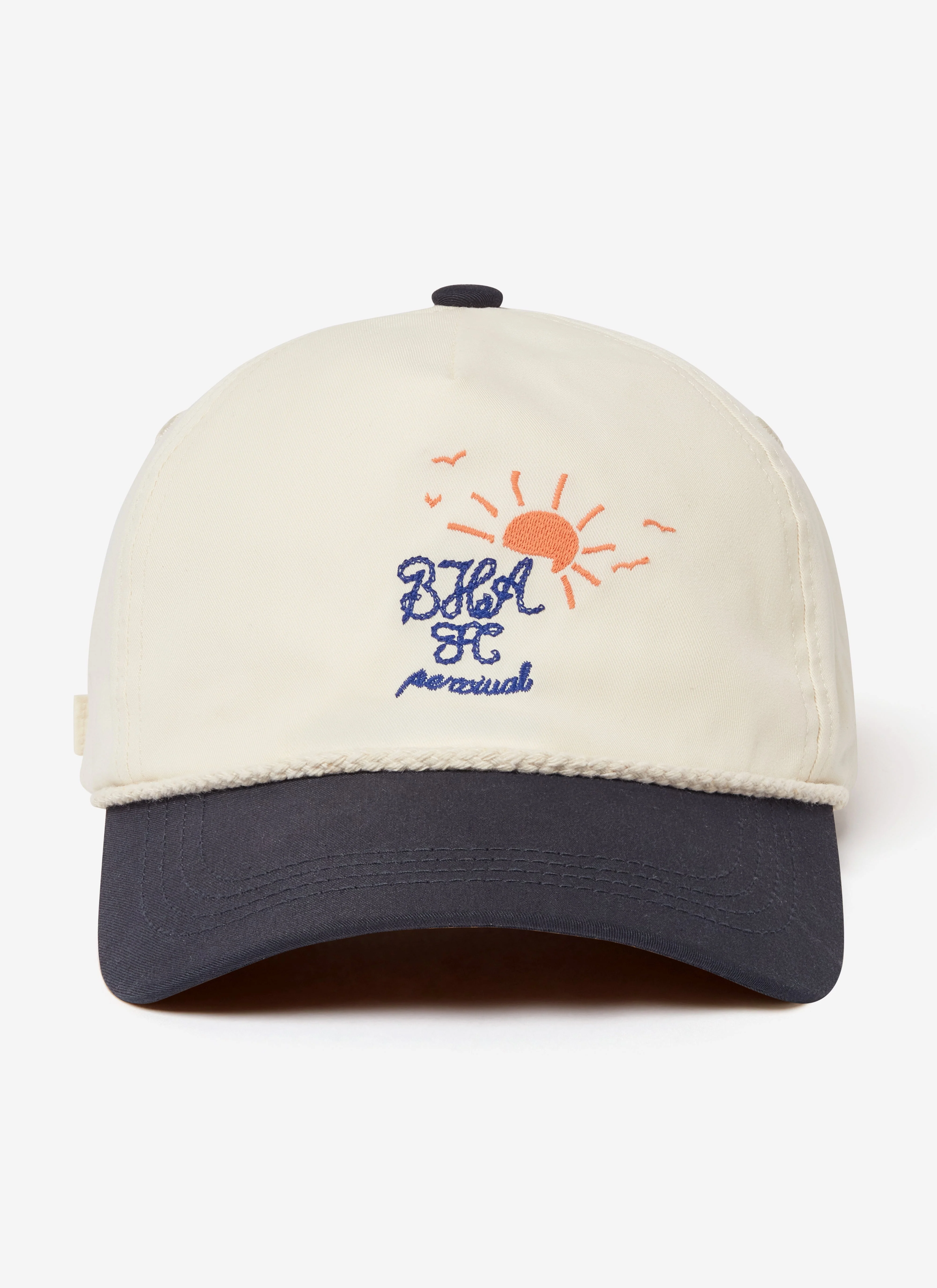5351-trucker-cap-brighton-hove-albion-f.c.-x-percival-cream-navy-6.webp Trucker Cap | Brighton & Hove Albion F.C. x Percival | Cream Navy