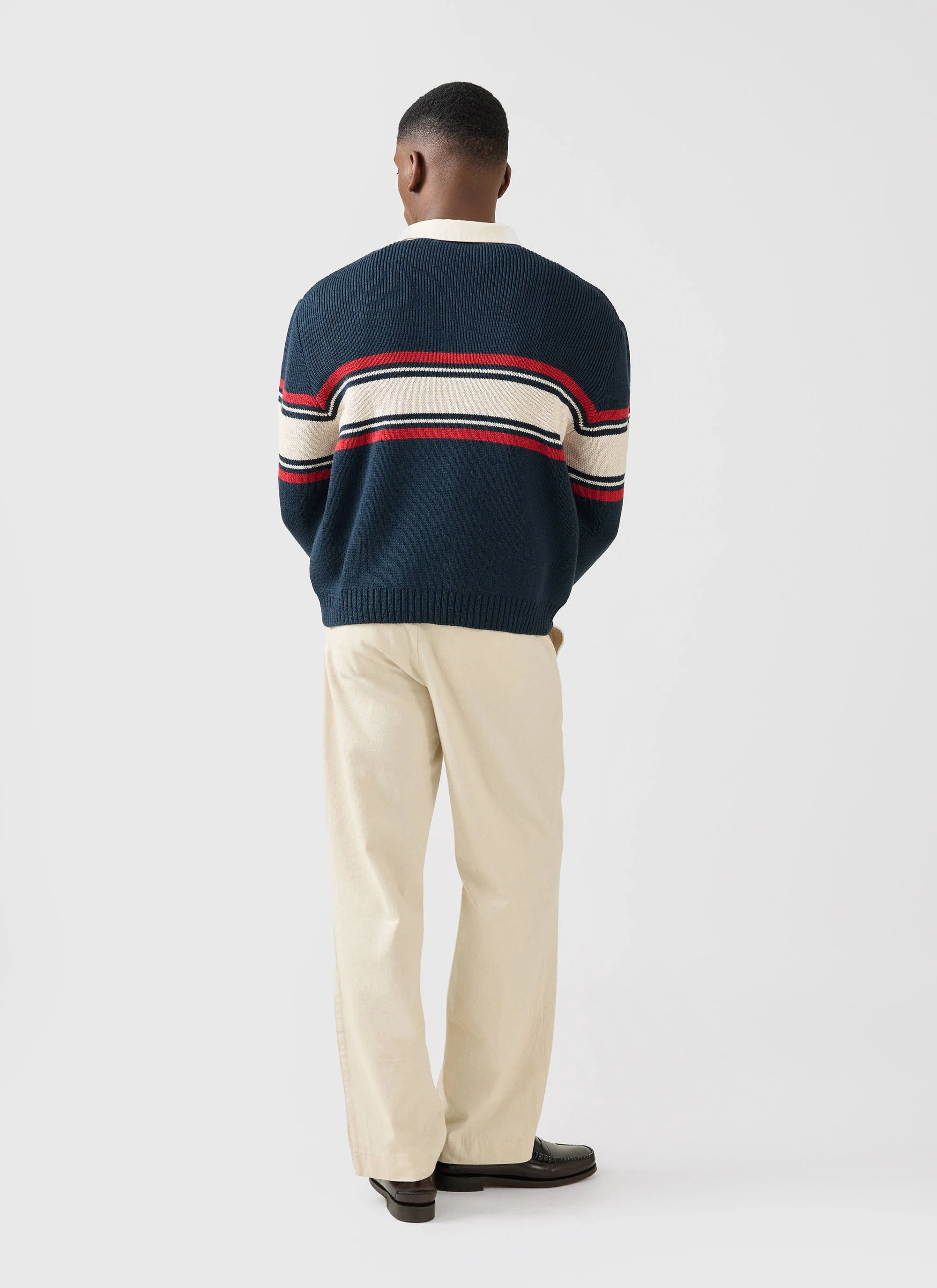 5368-jacquard-knitted-rugby-polo-shirt-champion-x-percival-navy-8.webp Jacquard Knitted Rugby Polo Shirt | Champion x Percival | Navy