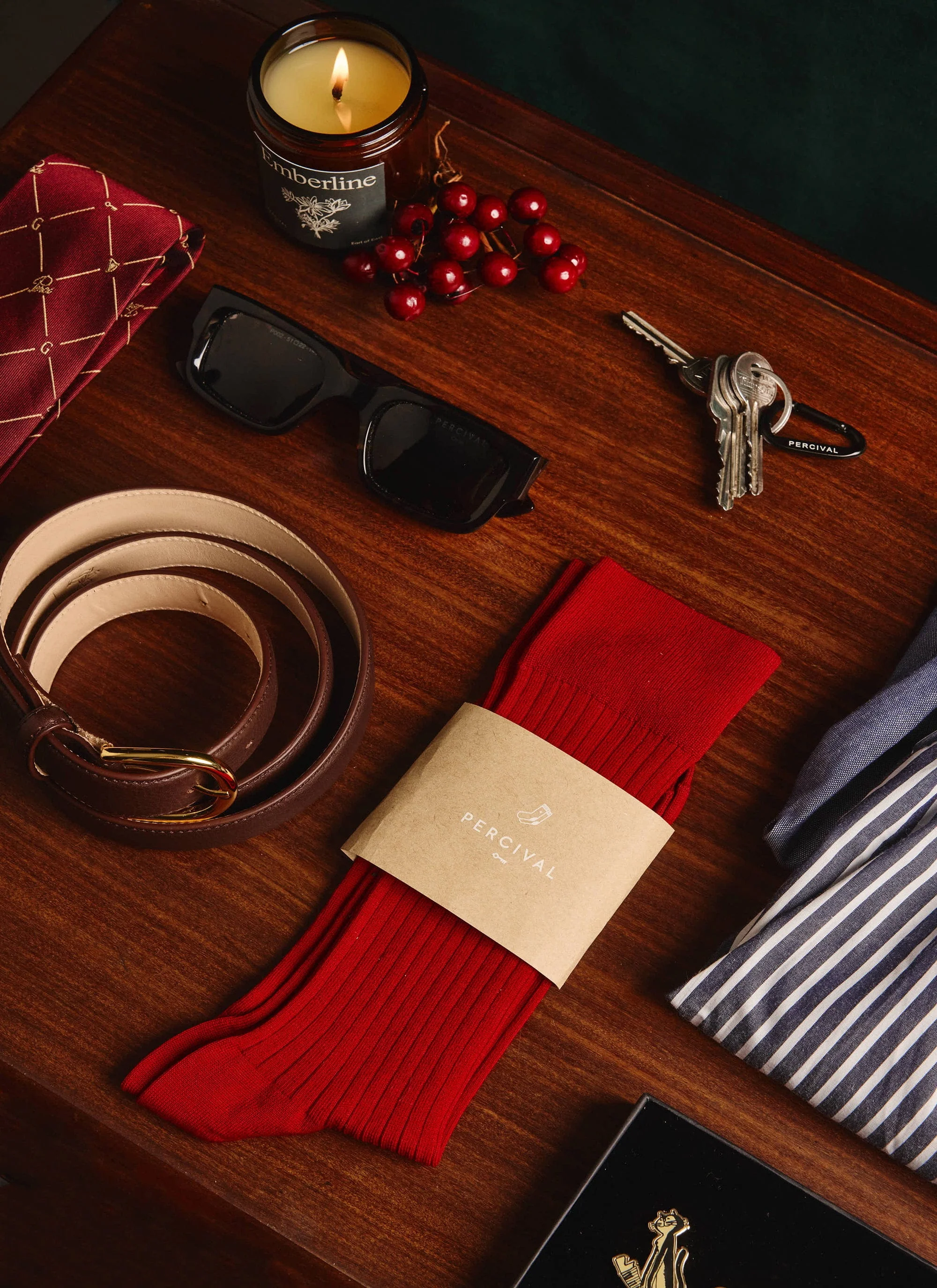 5377-loafer-dress-socks-red-5.webp Loafer Dress Socks | Red