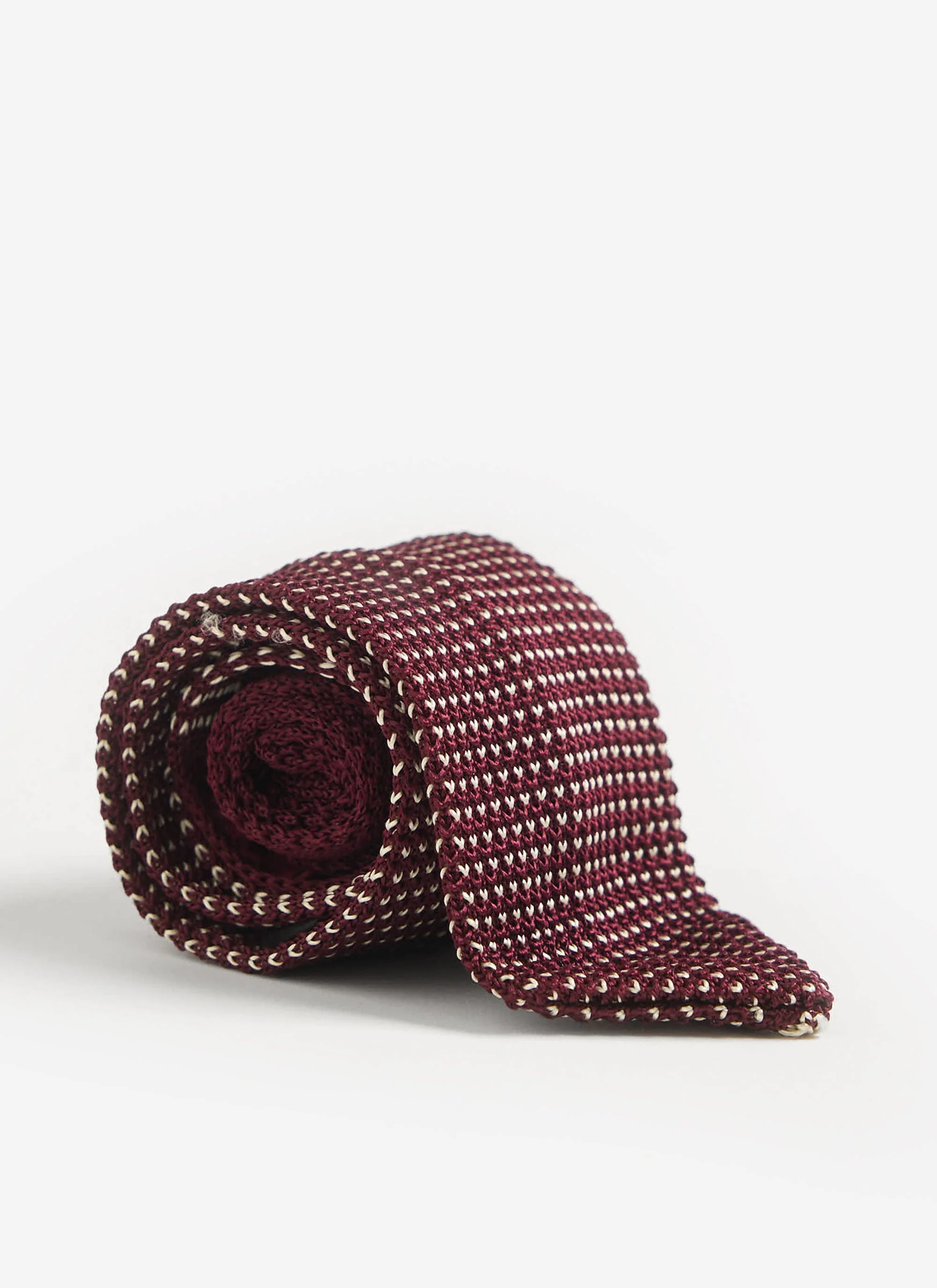 Birdseye Silk Tie | Red