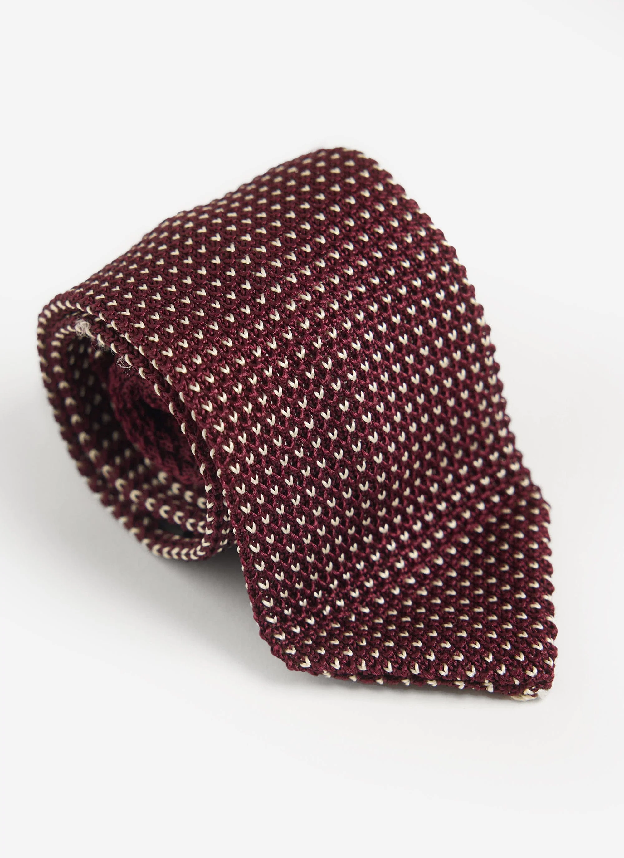 Birdseye Silk Tie | Red