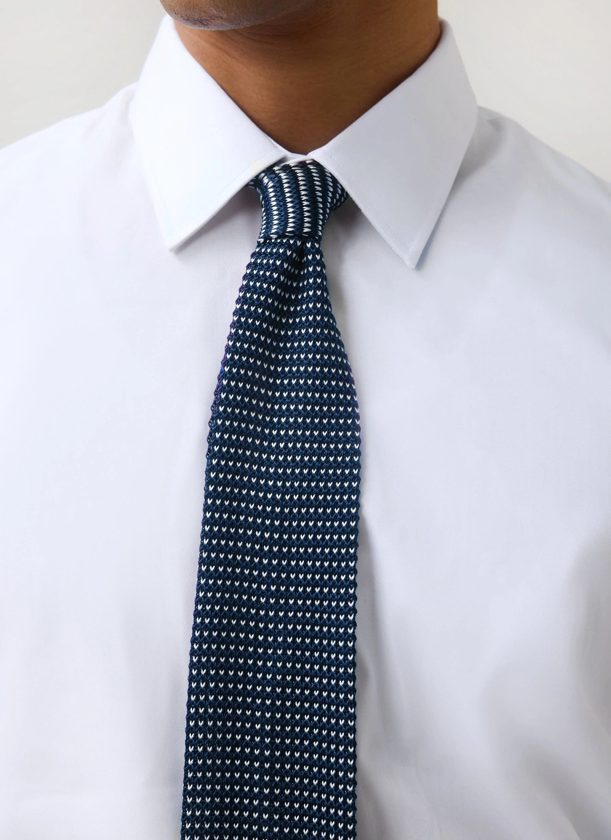 5389-birdseye-silk-tie-blue-4.webp Birdseye Silk Tie | Blue
