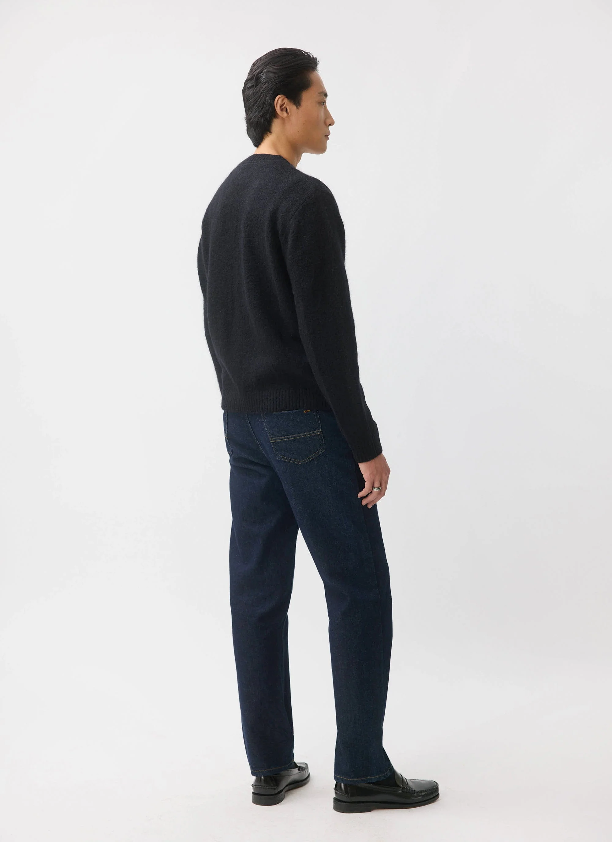 White Glove Cardigan | Mohair | Black