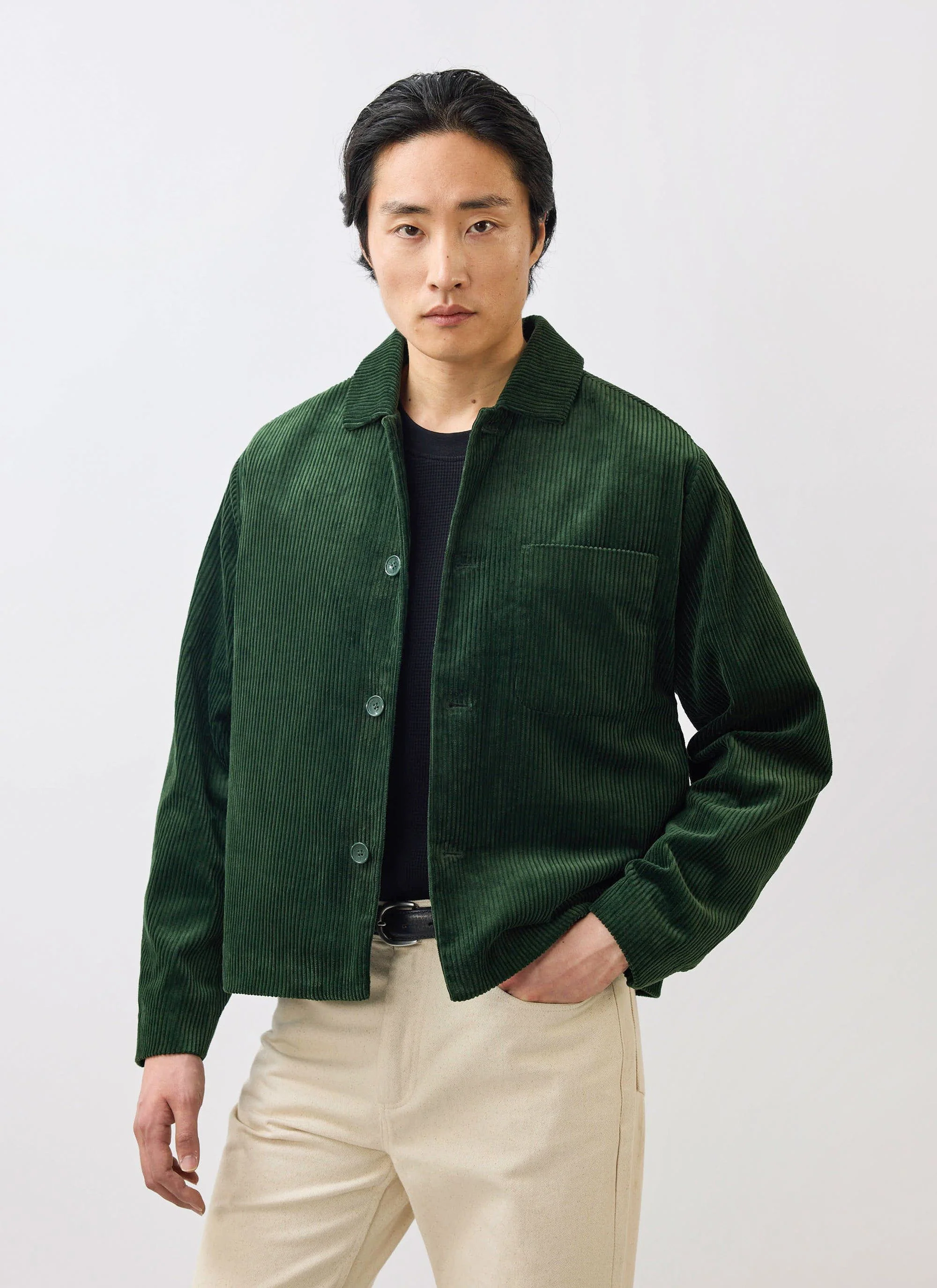 Cord Overshirt | Forest