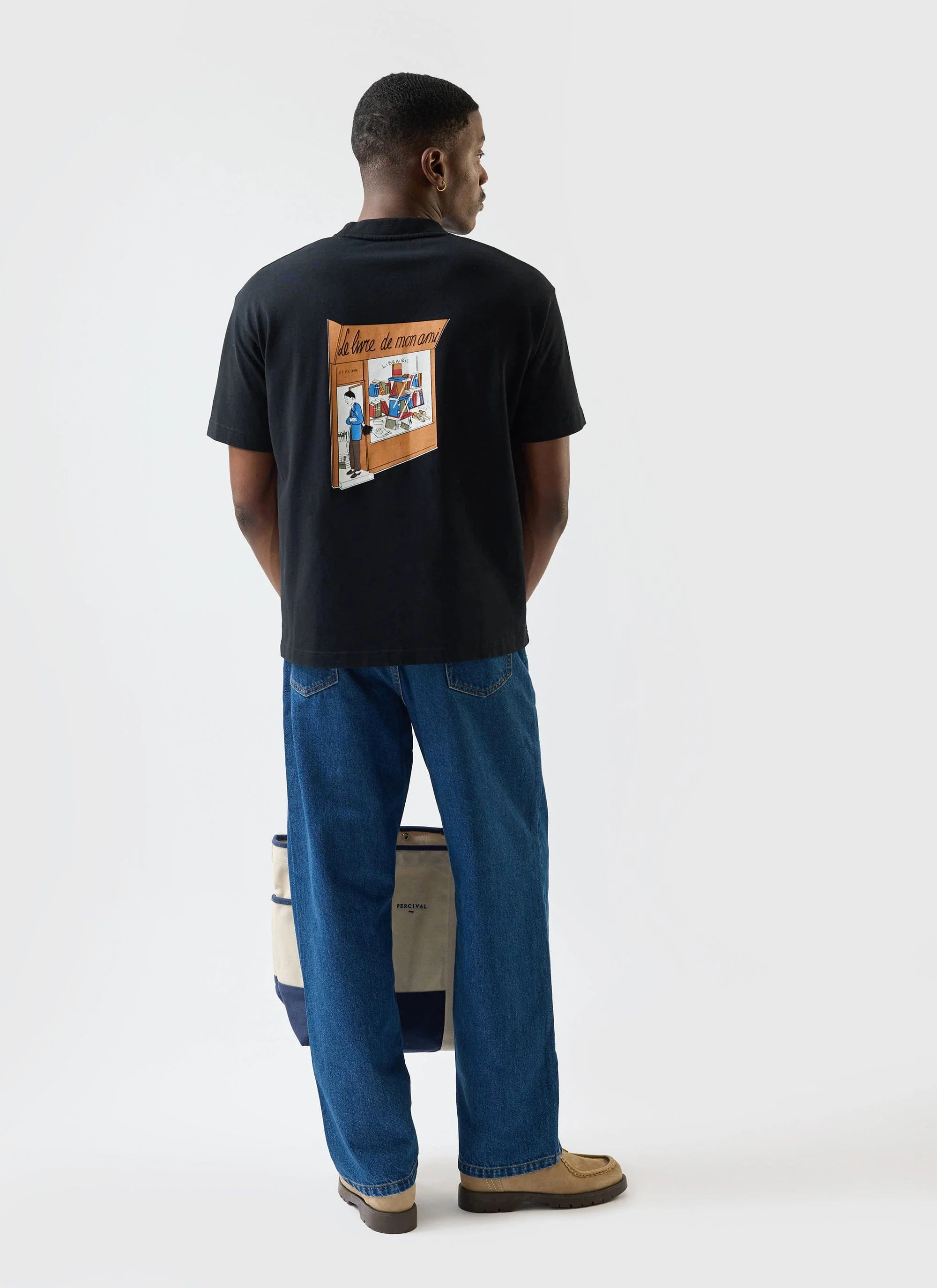 Le Livre De Mon Ami Oversized T Shirt | Cotton | Black