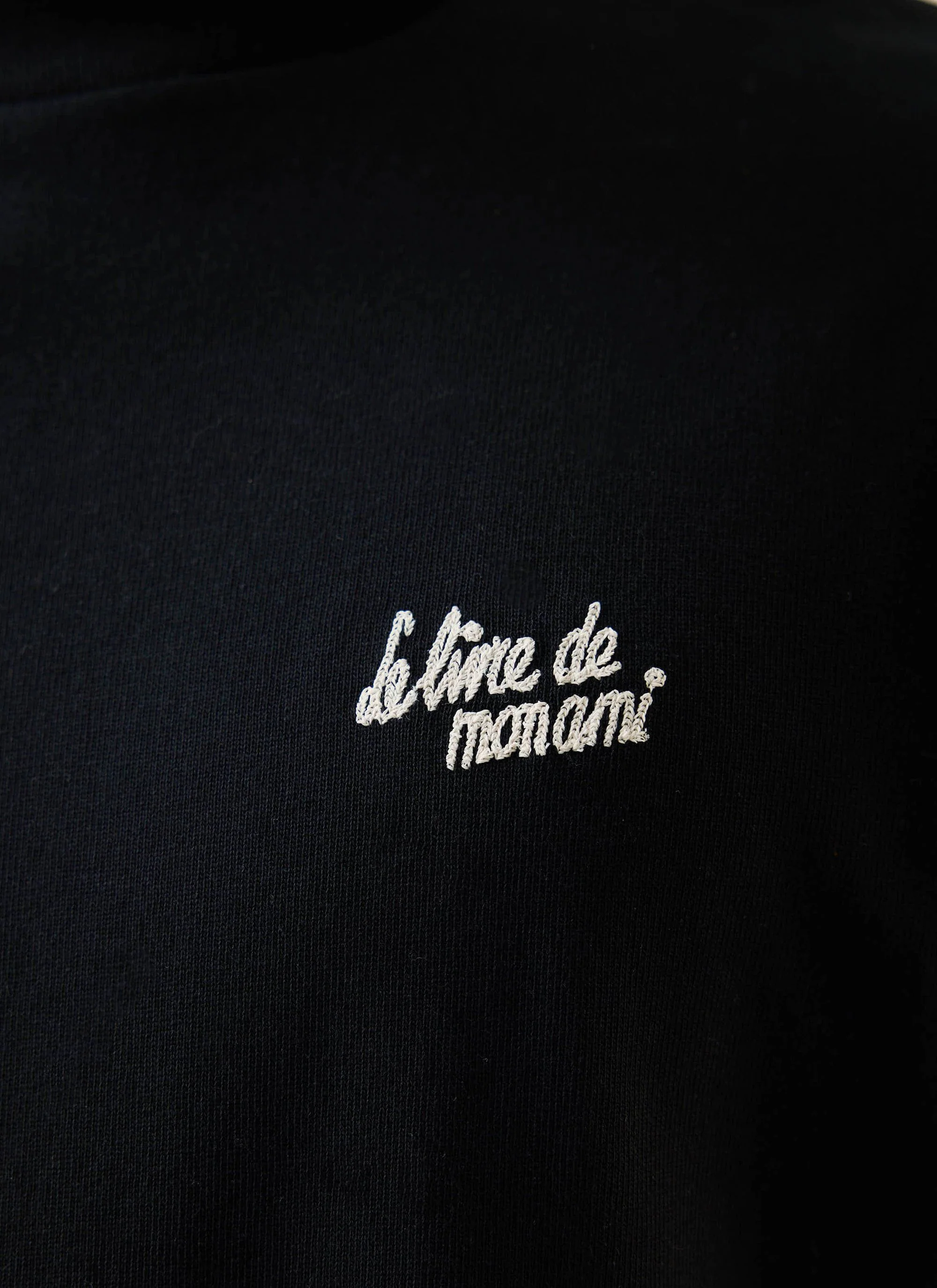 Le Livre De Mon Ami Oversized T Shirt | Cotton | Black
