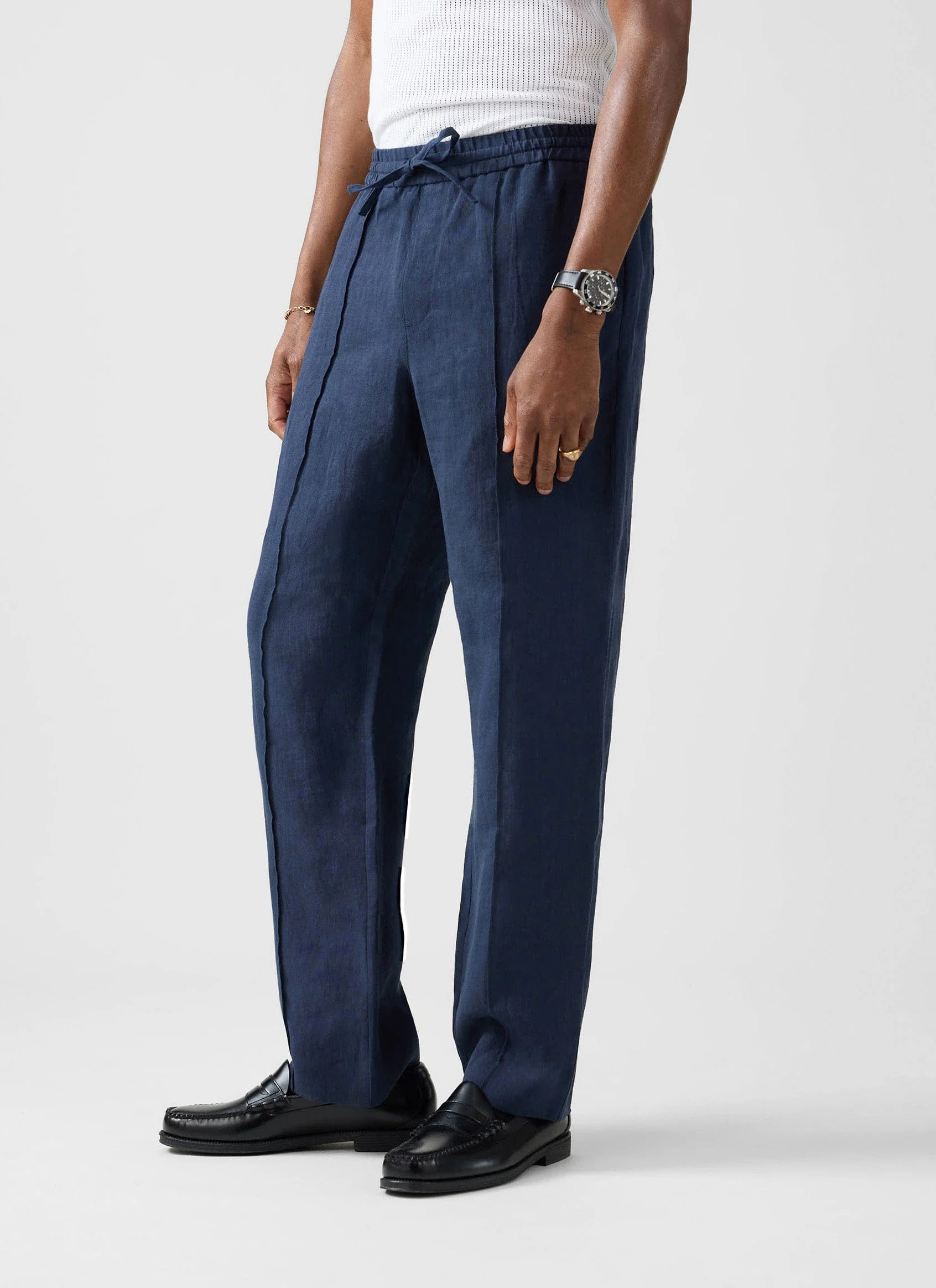 546-lorena-wide-leg-trousers-linen-navy-5.webp Lorena Wide Leg Trousers | Linen | Navy