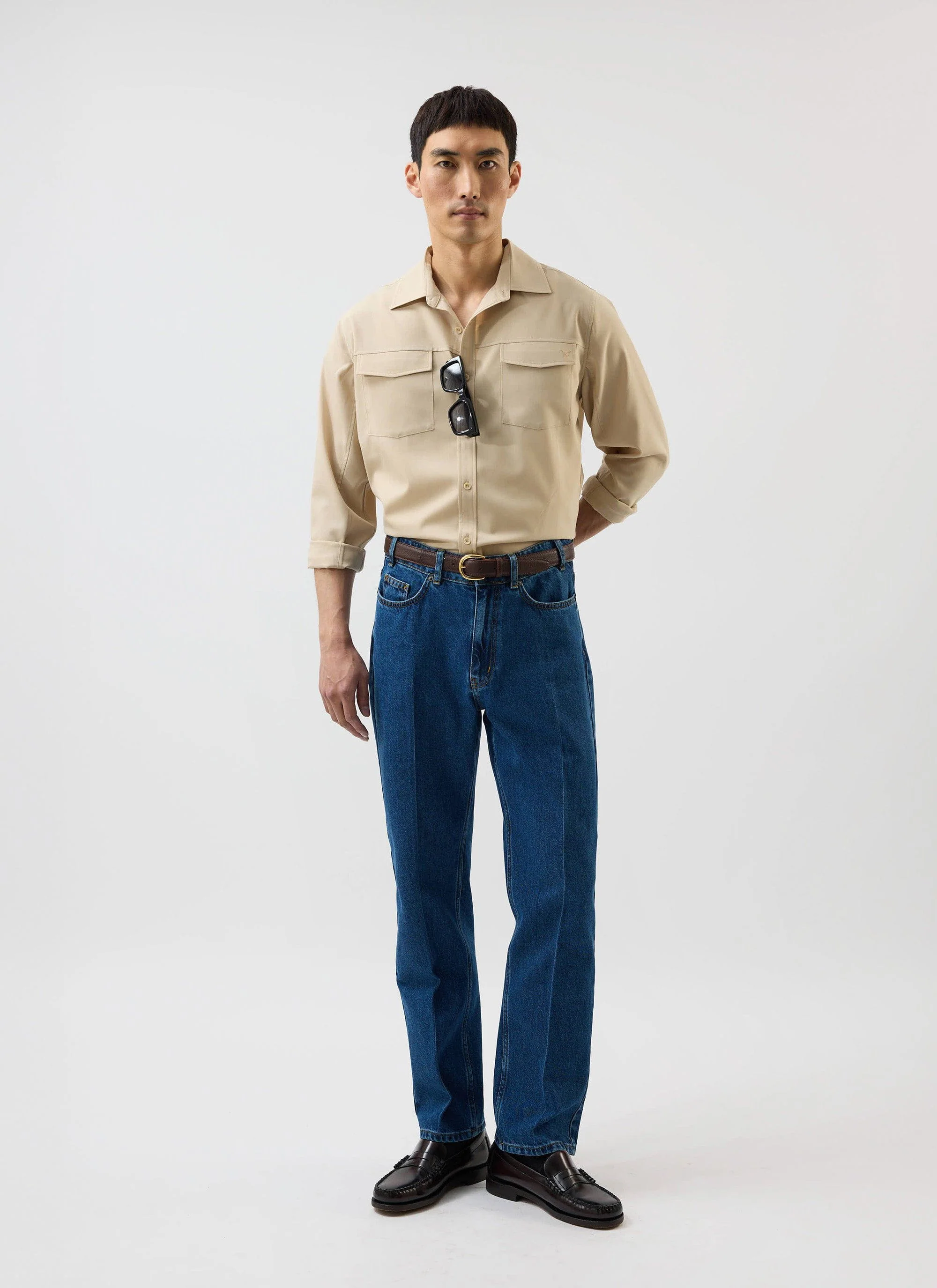 5491-men-s-long-sleeve-safari-shirt-percival-x-warren-camel-beige-1.webp Men's Long Sleeve Safari Shirt | Percival x Warren | Camel Beige