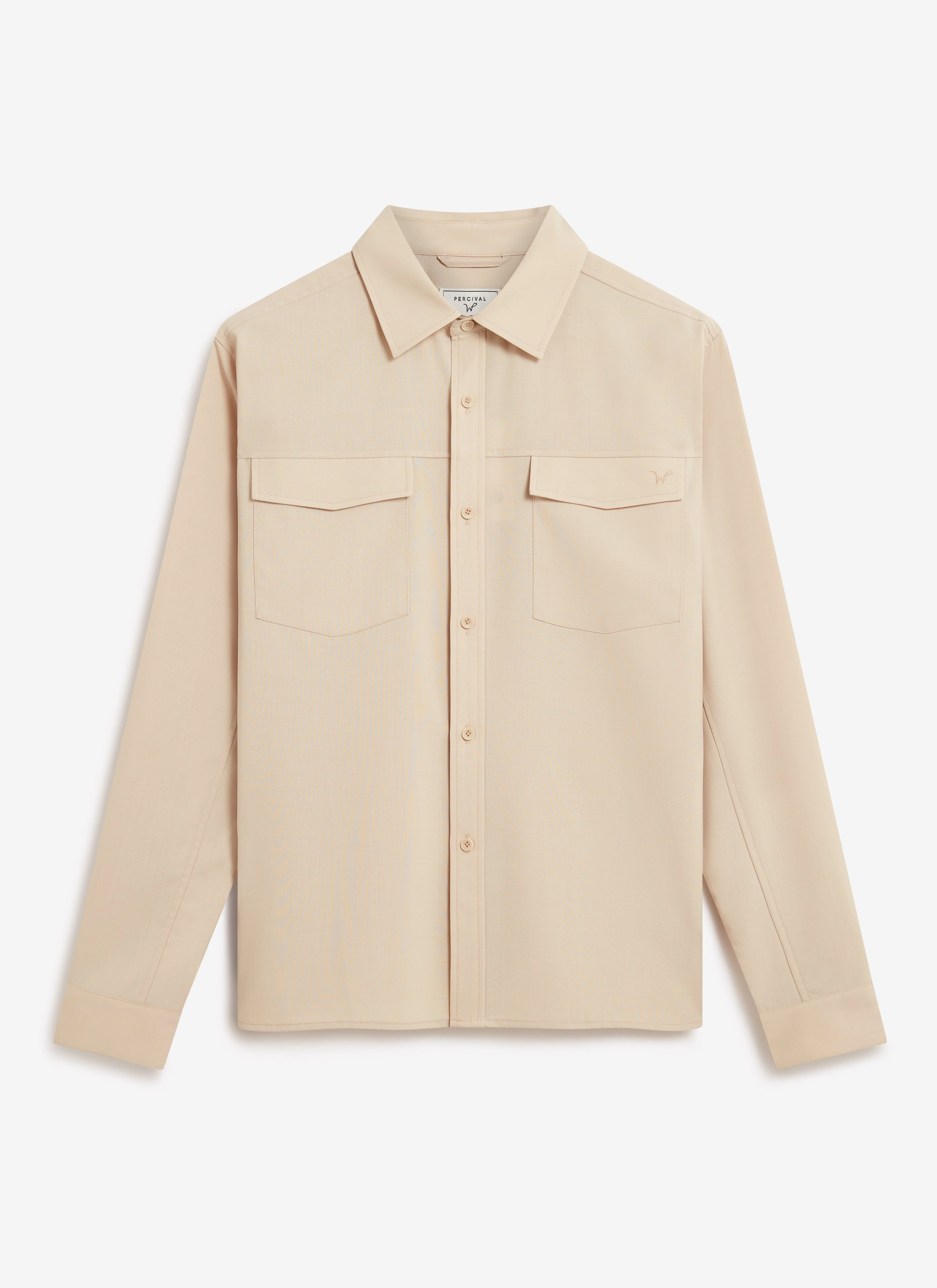 5491-men-s-long-sleeve-safari-shirt-percival-x-warren-camel-beige-2.webp Men's Long Sleeve Safari Shirt | Percival x Warren | Camel Beige