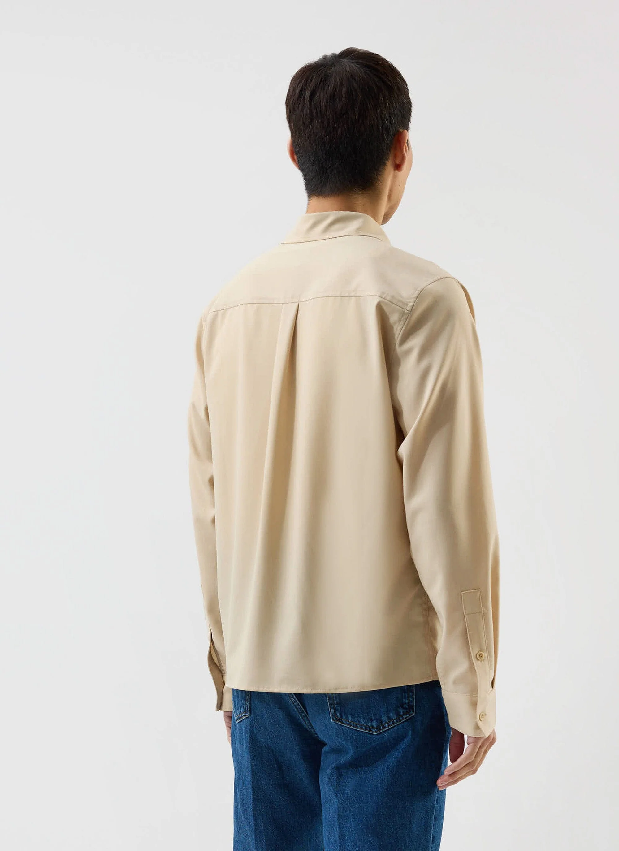 5491-men-s-long-sleeve-safari-shirt-percival-x-warren-camel-beige-7.webp Men's Long Sleeve Safari Shirt | Percival x Warren | Camel Beige