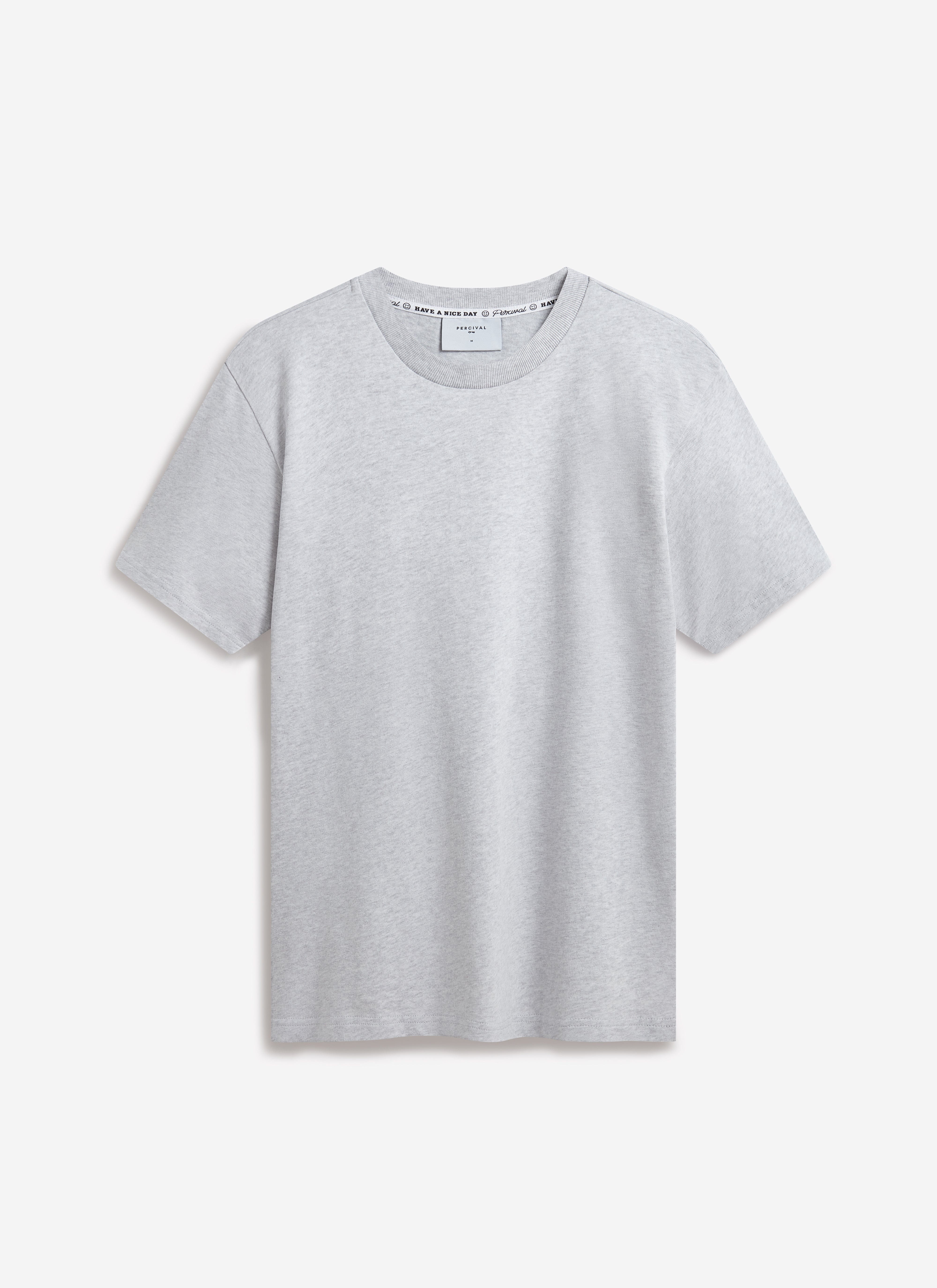 Men's Plain T Shirt | Regular Fit | Organic Cotton | Grey