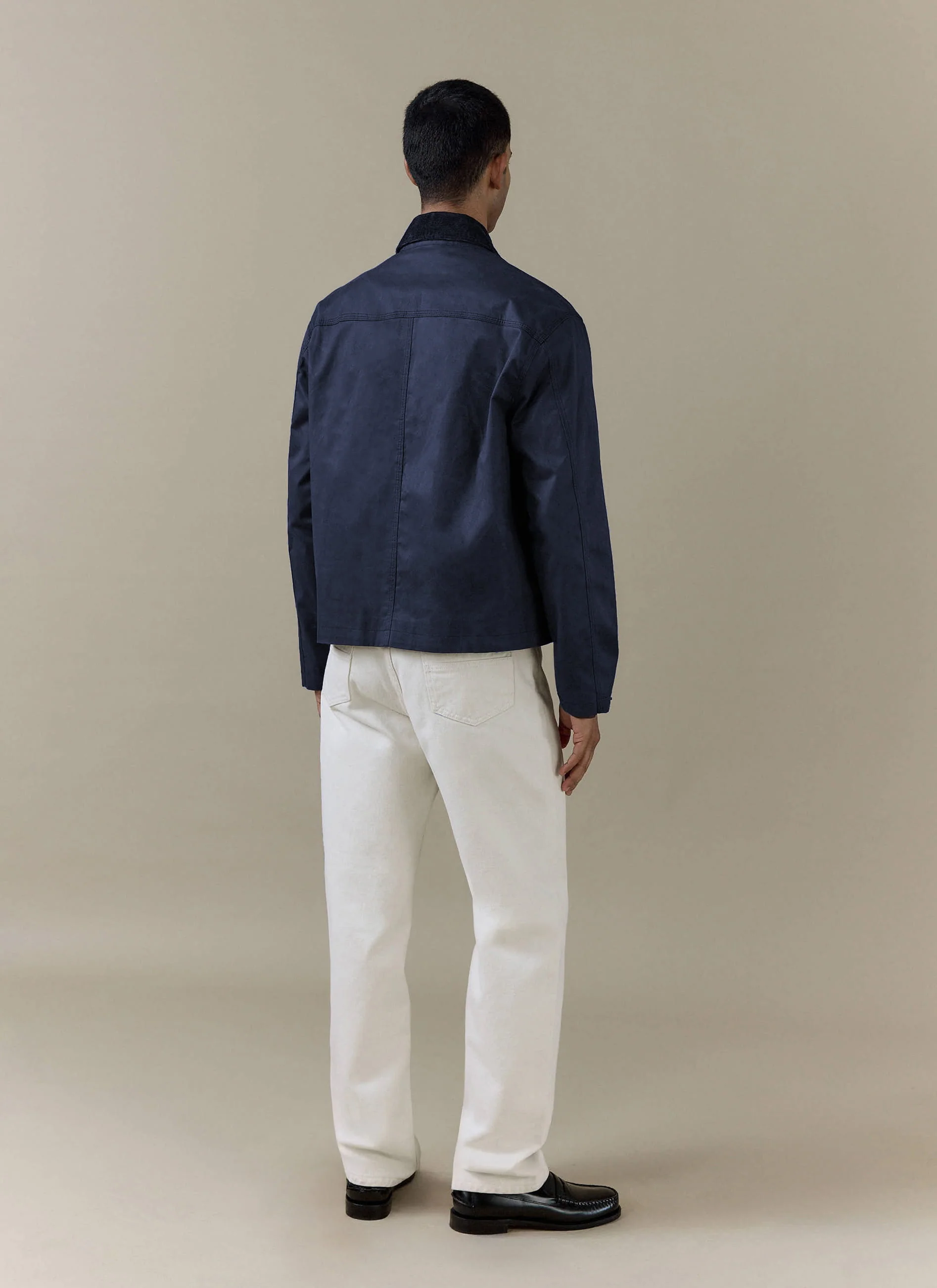 553-wax-zip-jacket-cotton-navy-3.webp Wax Zip Jacket | Cotton | Navy