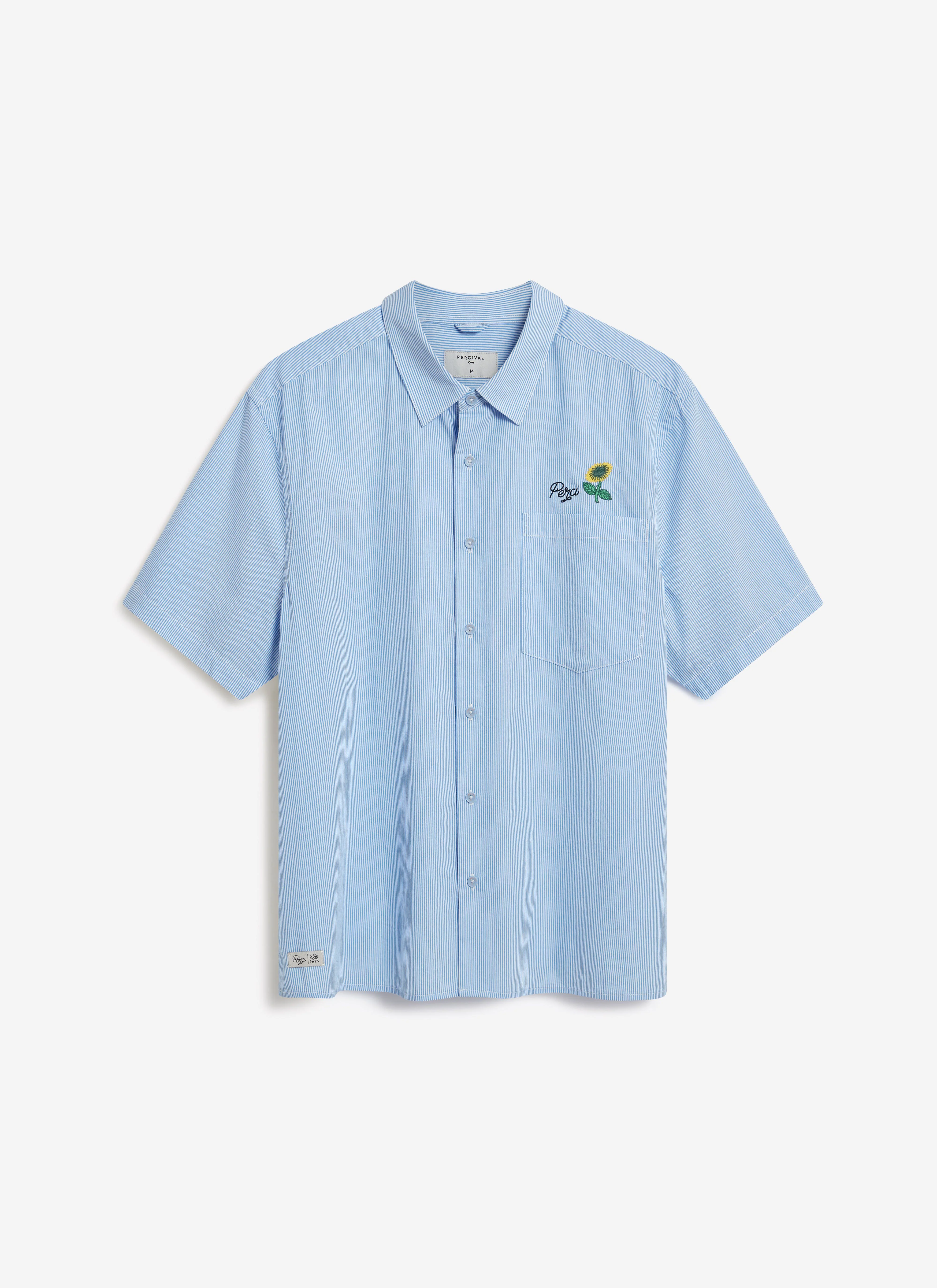 Sunflower Stripe Shirt | Cotton | Blue Stripe
