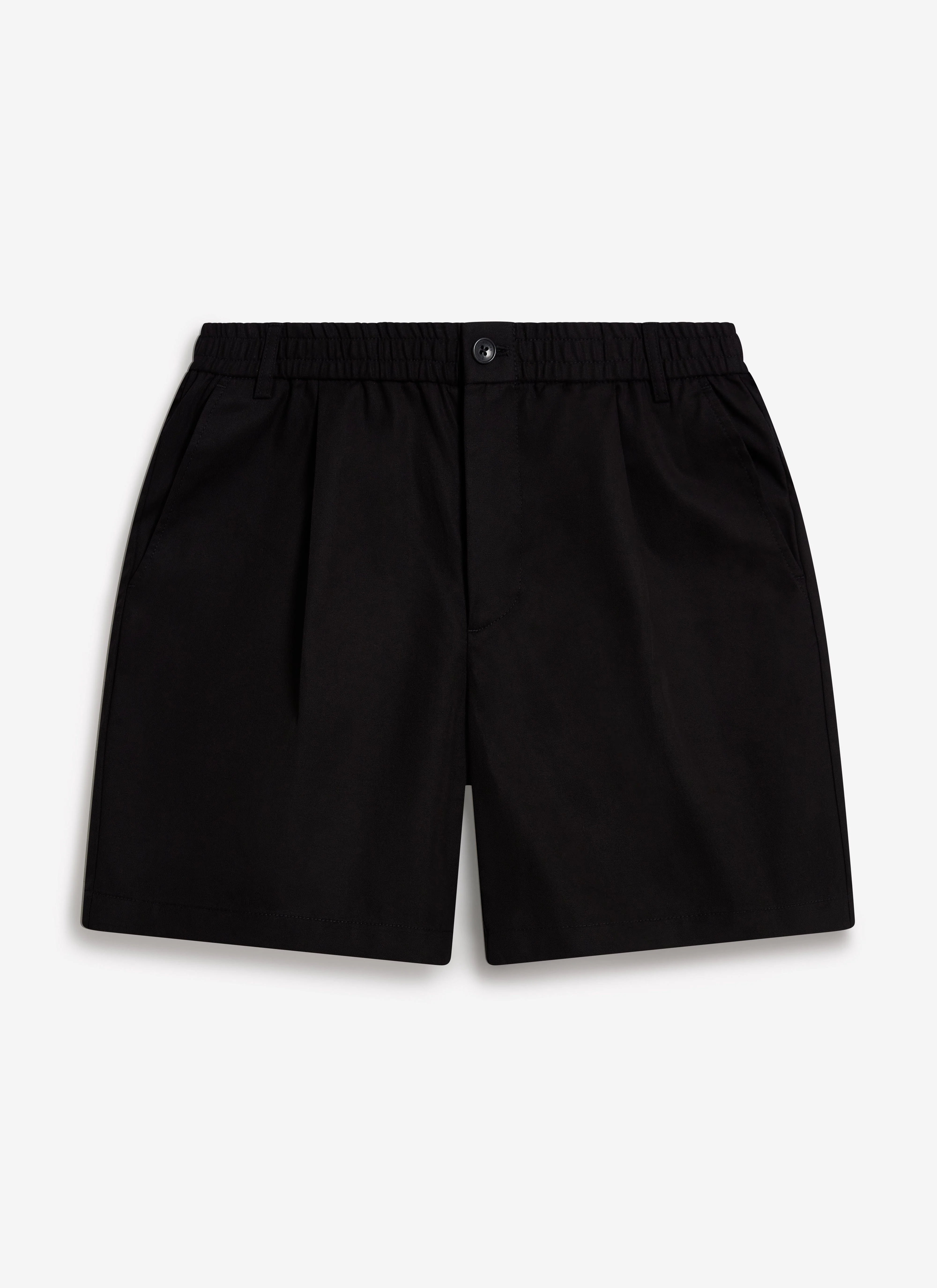 5550-enzo-tailored-shorts-cotton-black-5.webp Enzo Tailored Shorts | Cotton | Black