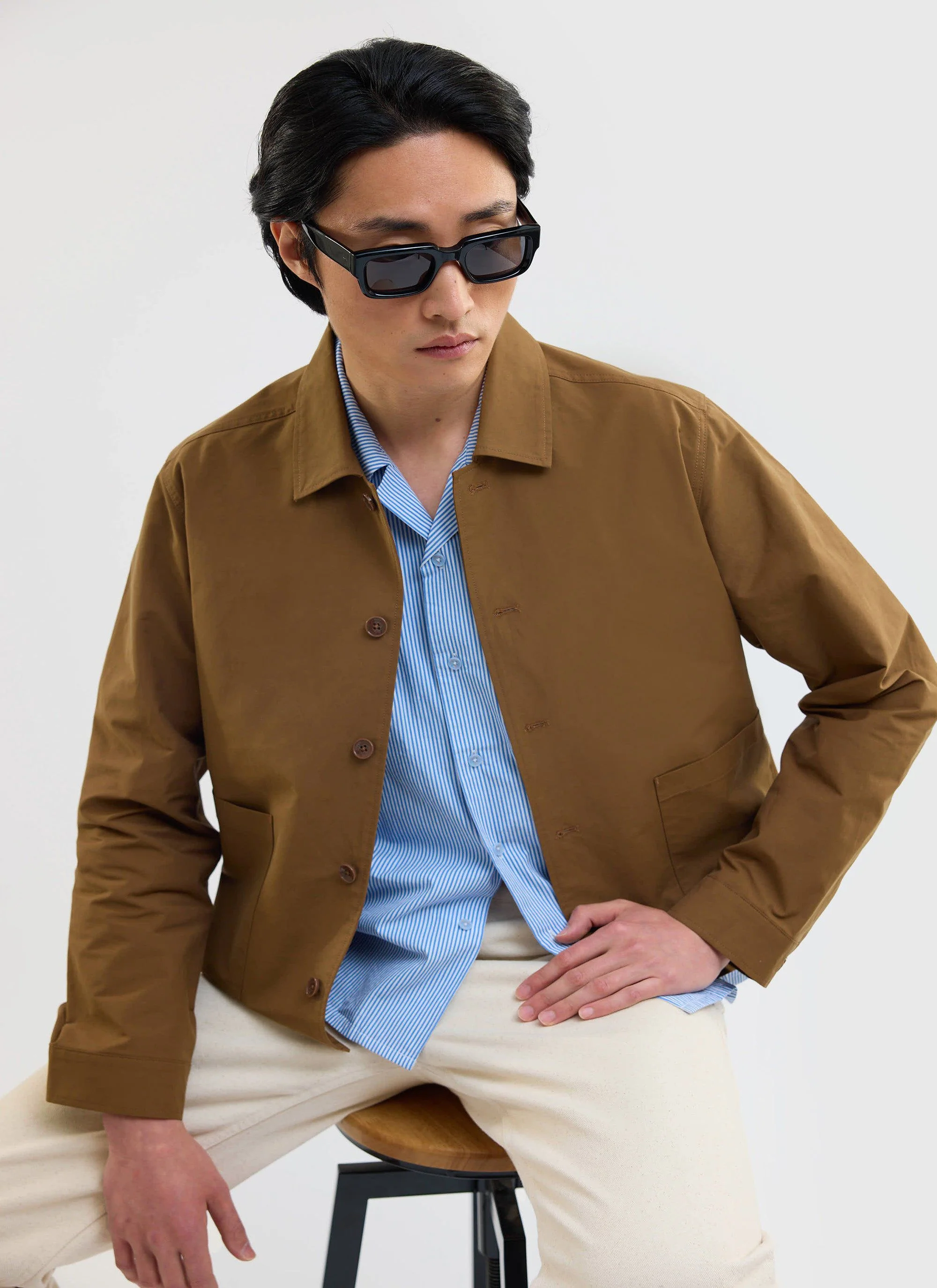 5564-boxy-cropped-pocket-overshirt-brown-8.webp Boxy Cropped Pocket Overshirt | Brown