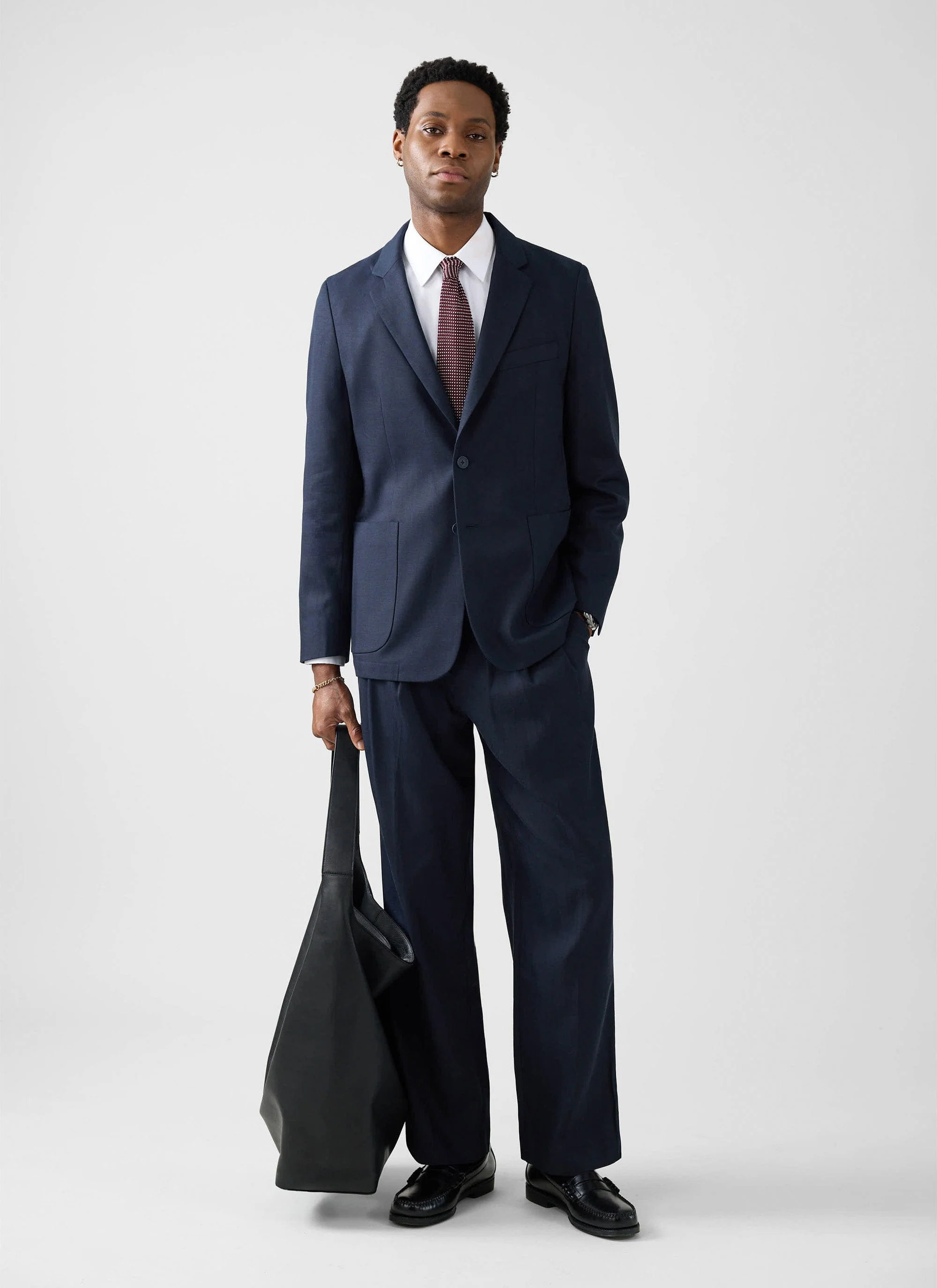 Lyocell Regular Blazer | Navy