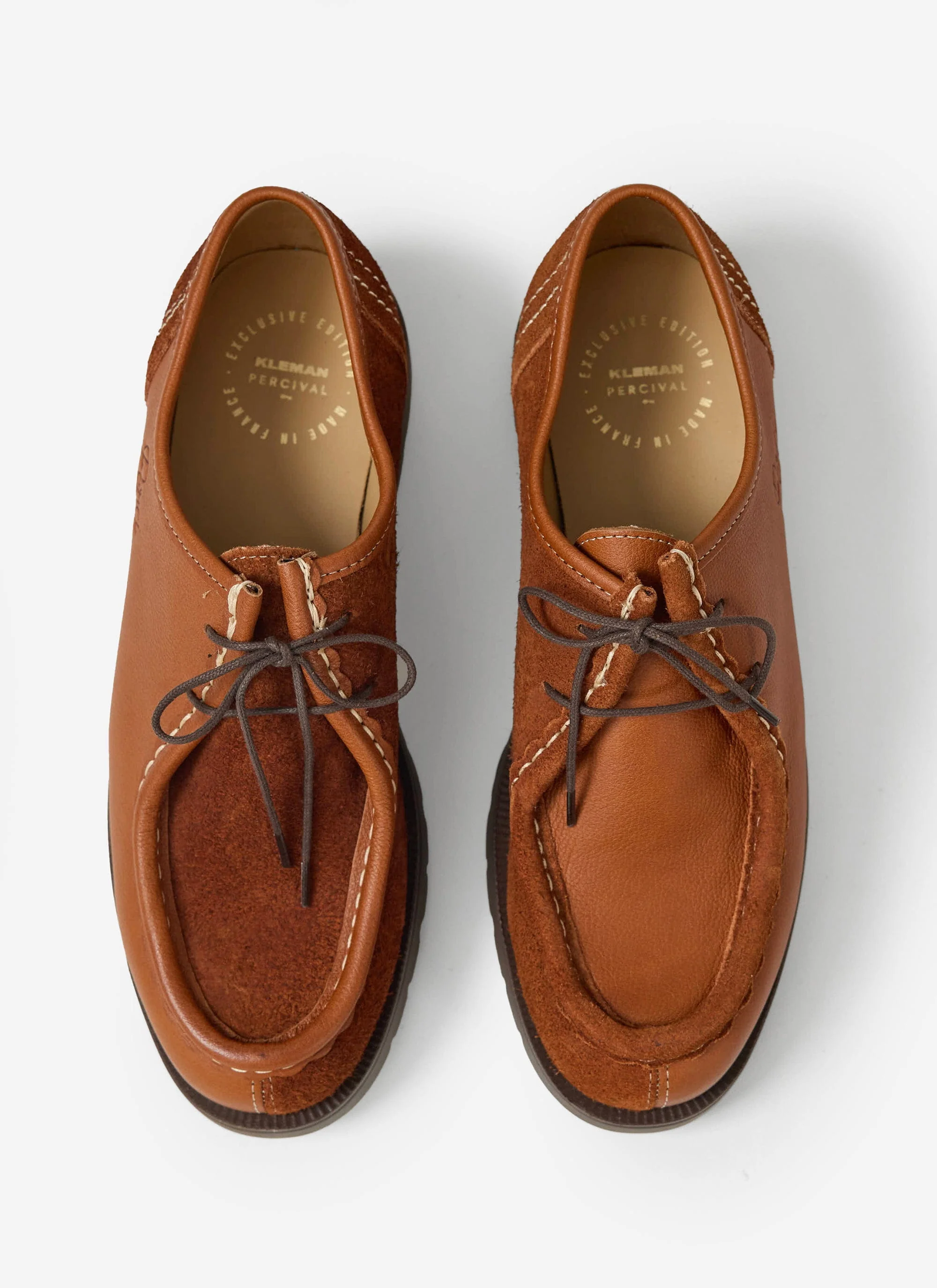5653-kleman-x-percival-padror-patchwork-shoe-cognac-3.webp Kleman x Percival | Padror Patchwork Shoe | Cognac