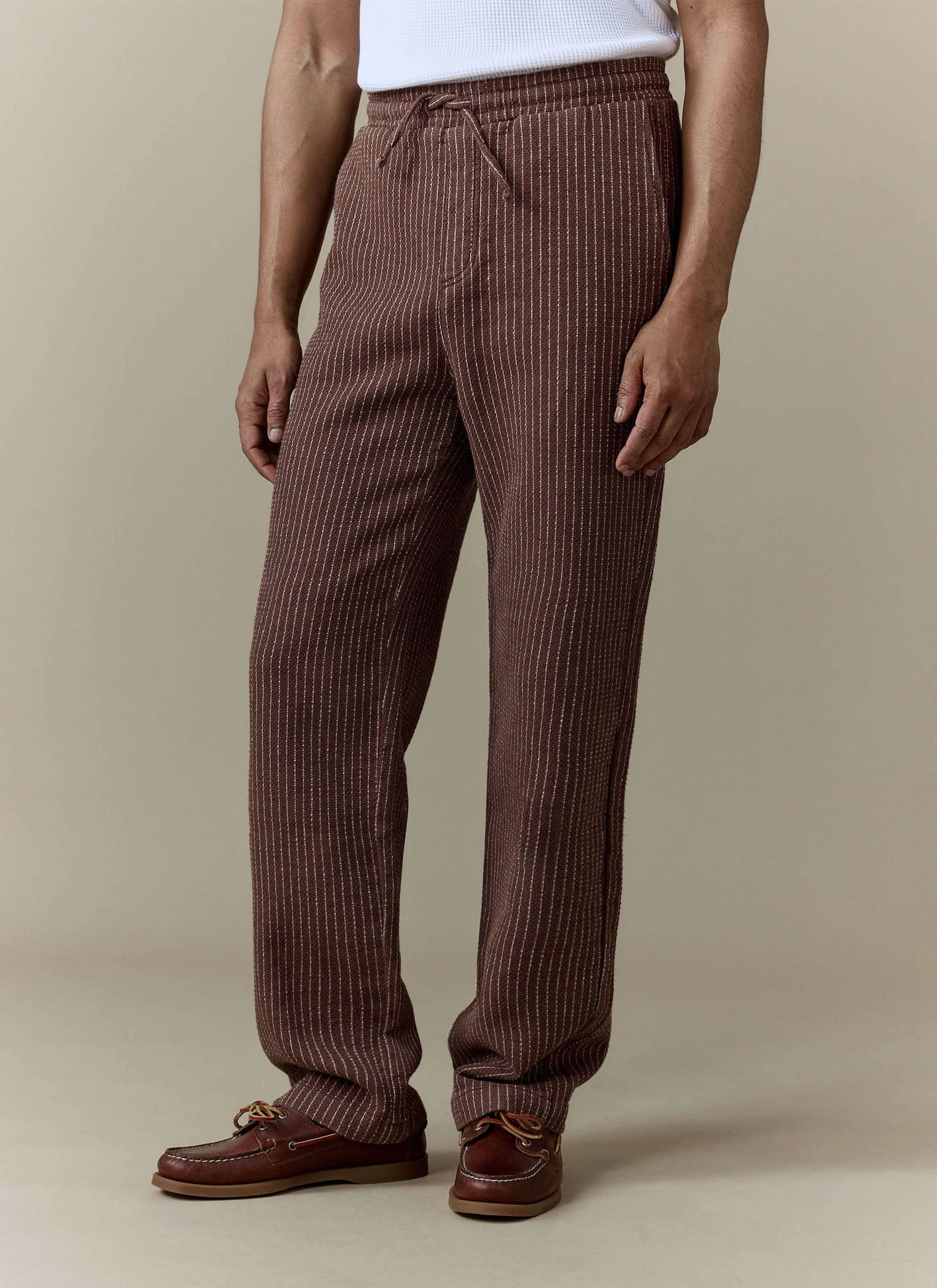 567-sorrento-wide-leg-trousers-linen-brown-2.webp Sorrento Wide Leg Trousers | Linen | Brown