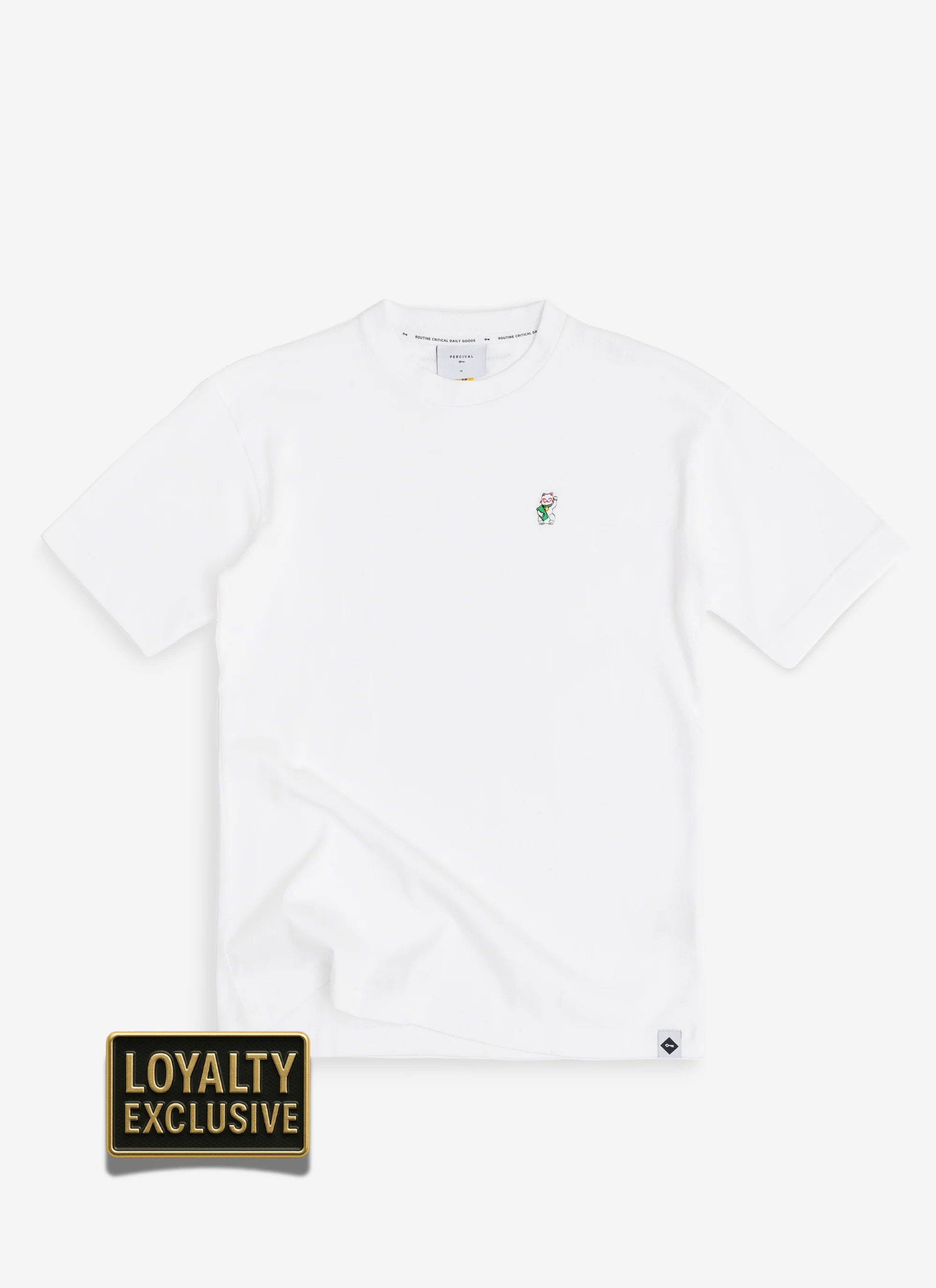 5693-loyalty-t-shirt-lucky-cat-white-1.webp Loyalty T Shirt | Lucky Cat | White