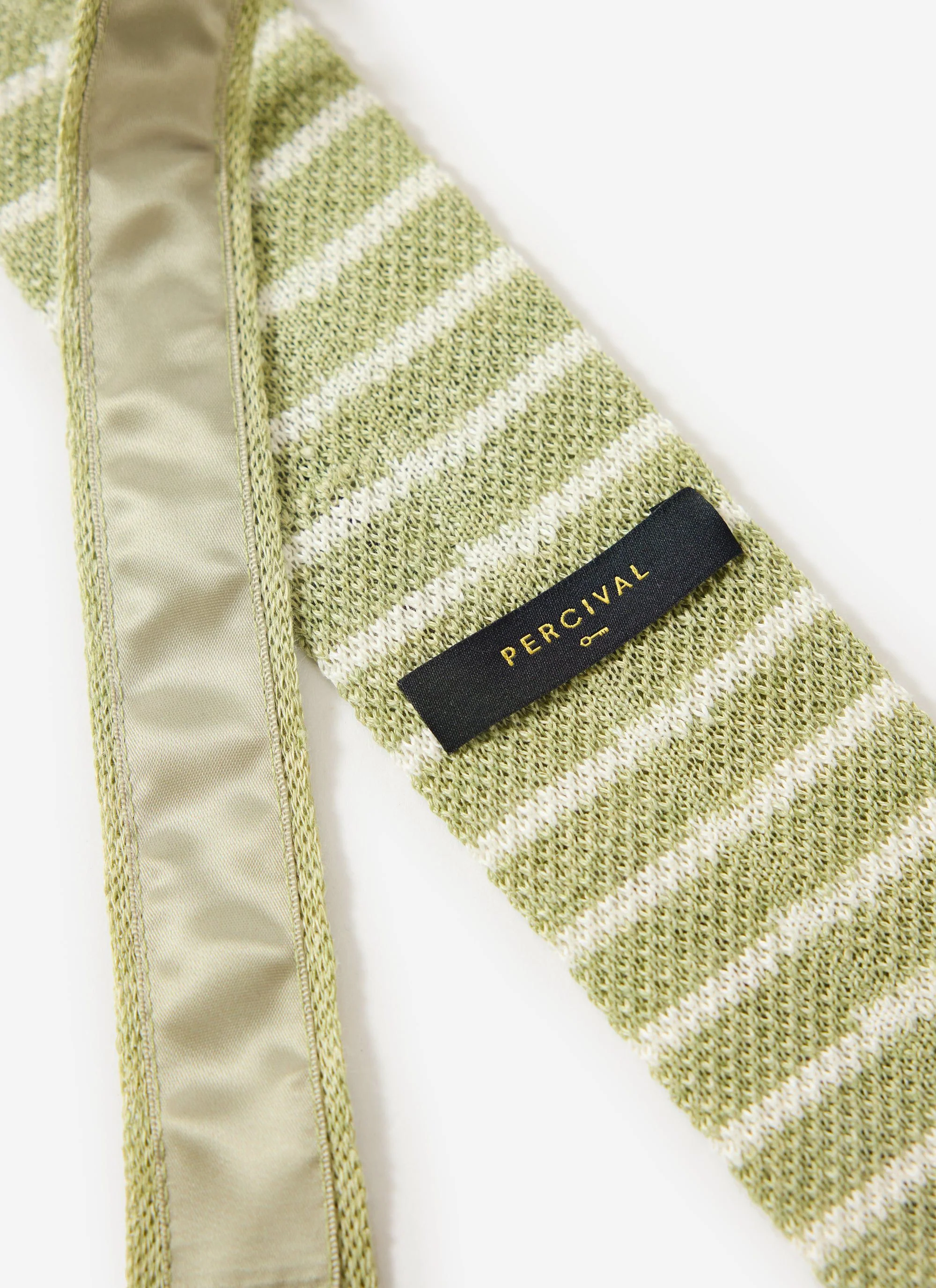 5714-stripe-linen-tie-sage-marl-2.webp Stripe Linen Tie | Sage Marl