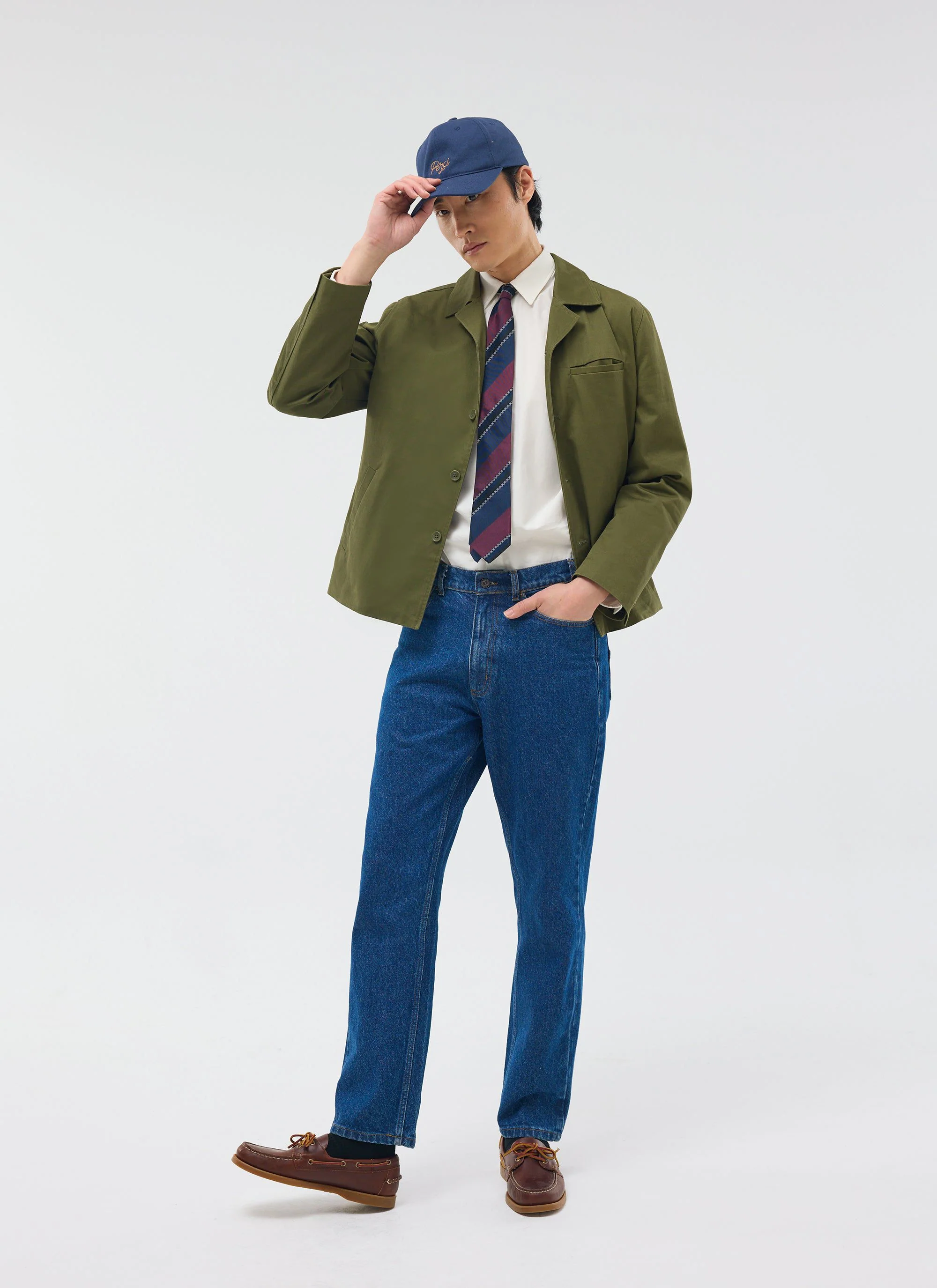 5716-casual-workwear-jacket-cotton-khaki-2.webp Casual Workwear Jacket | Cotton | Khaki